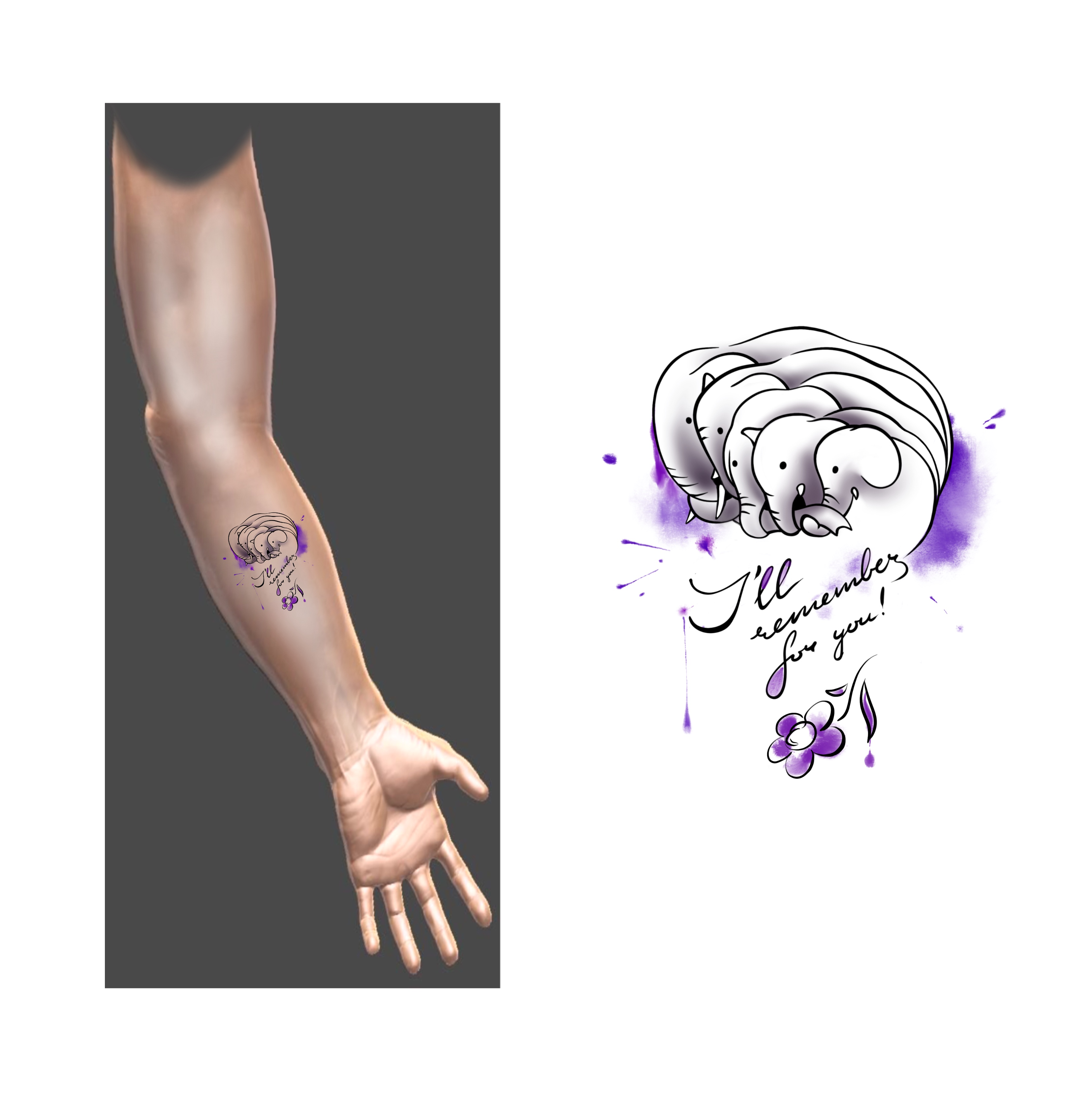 Tattoo Design by Yevhen (Ukrdesign) for this project | Design #31962039