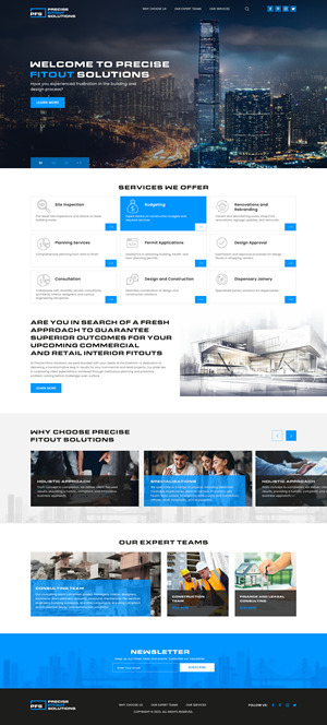 Diseño Web por creative.bugs para Precise Fitout Solutions Pty Ltd | Diseño: #31980696