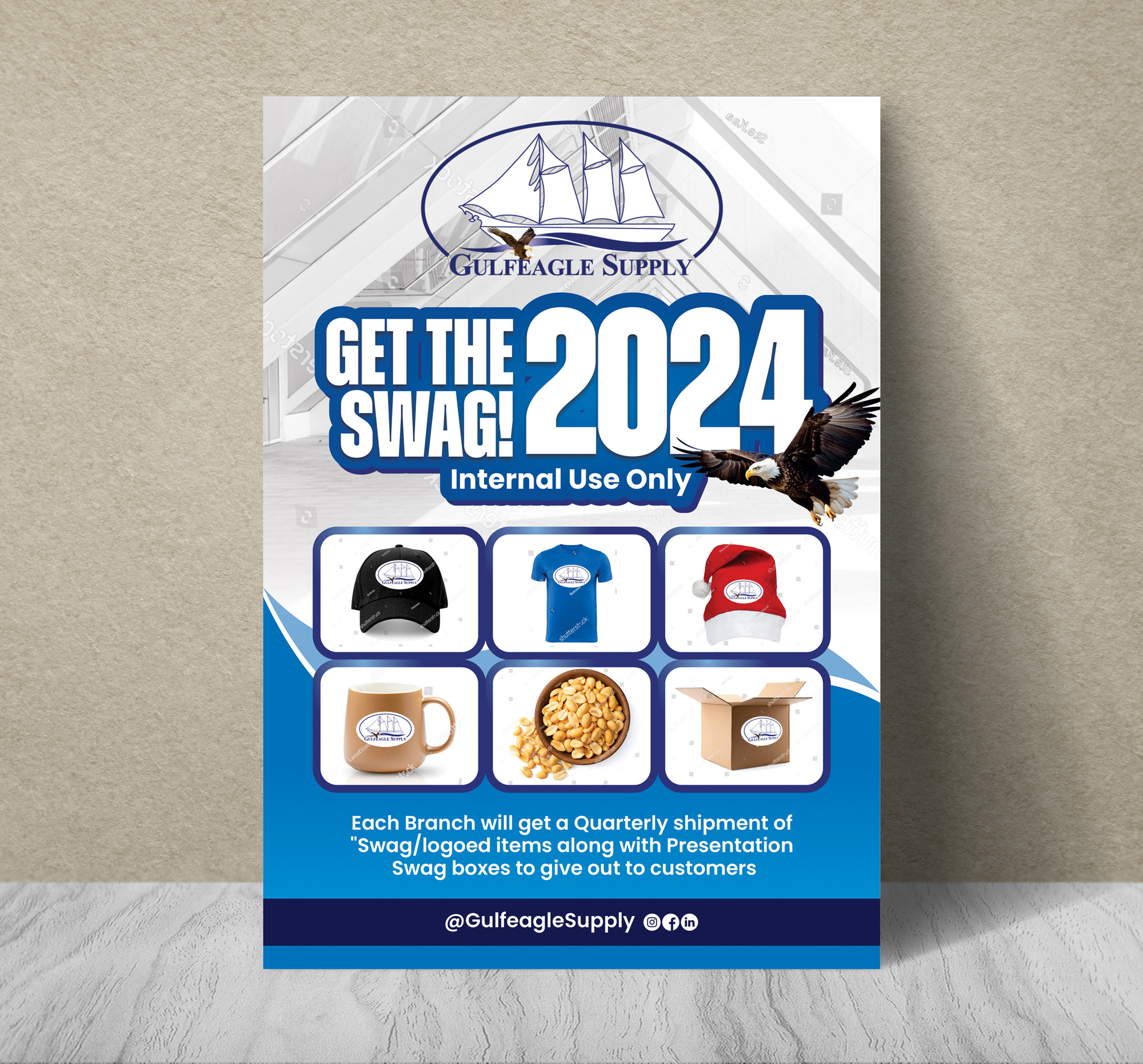 Flyer Design by Dzhafir for gulf eagle company | Design #31965106