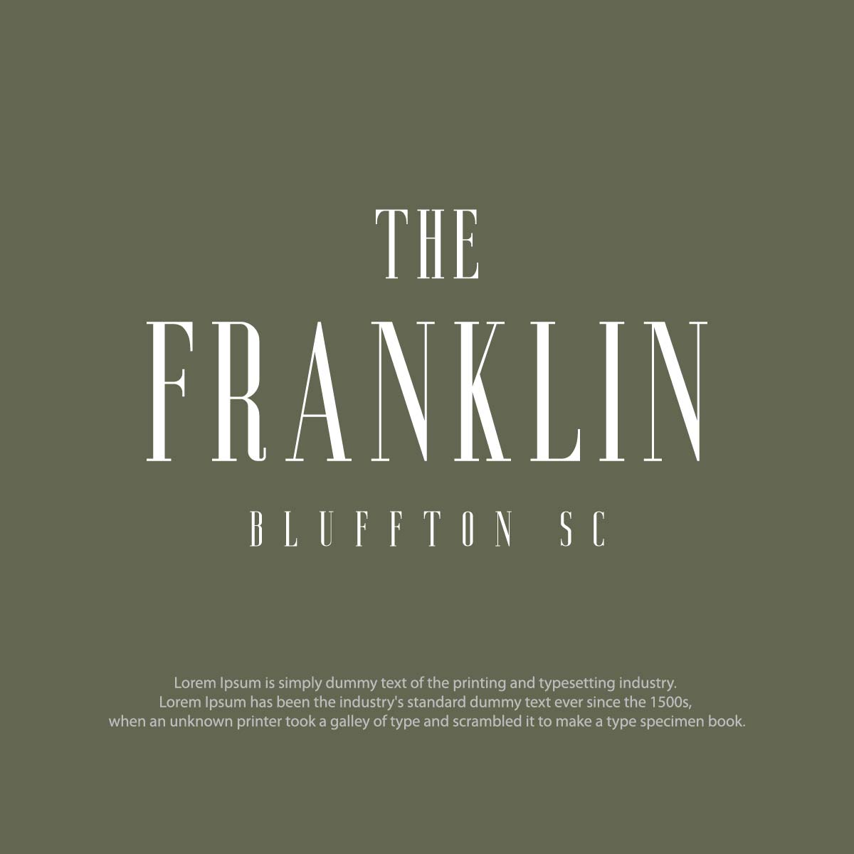 Logo Design by fly  design for The Franklin  | Design #31966993