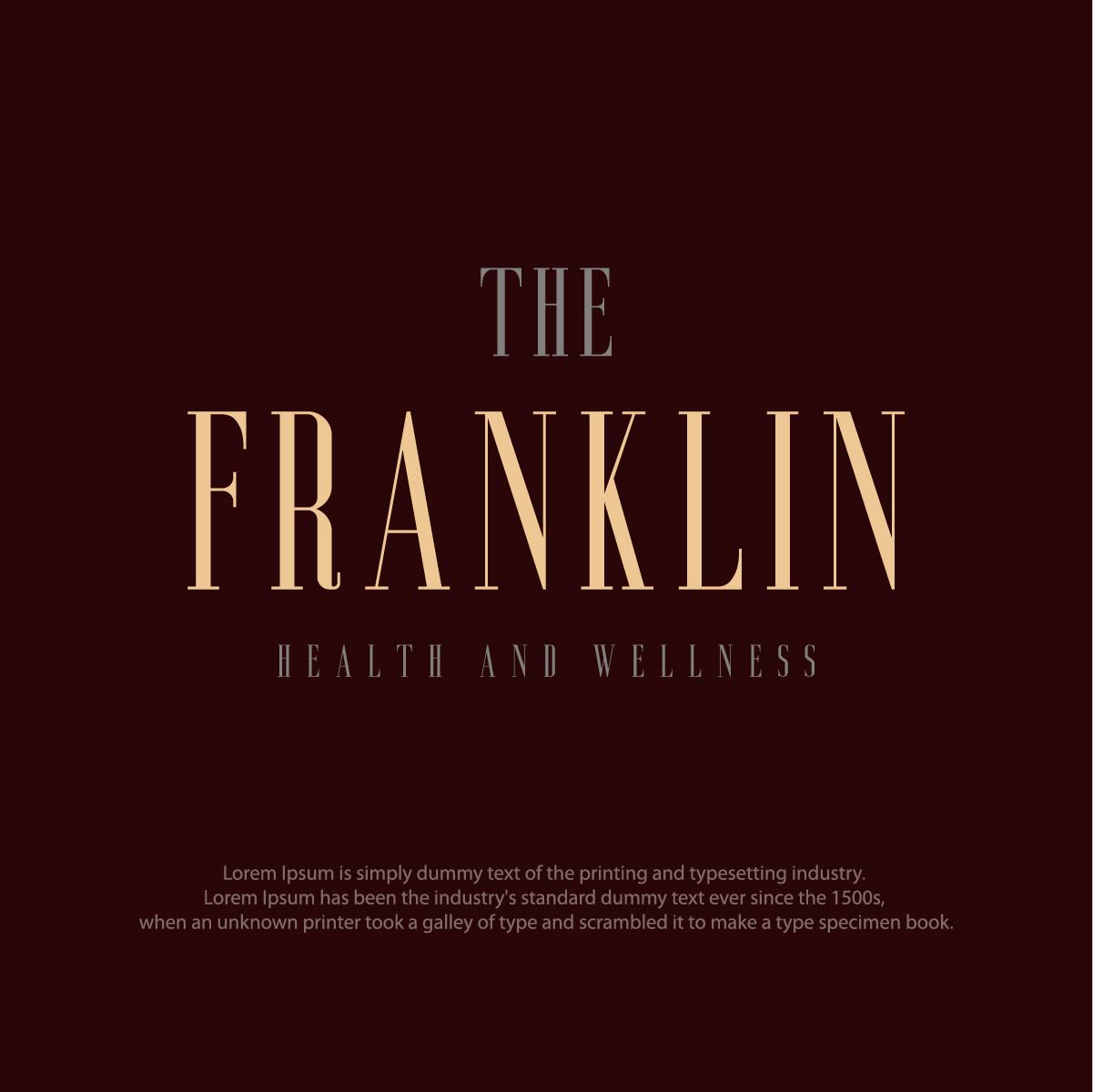 Logo Design by fly  design for The Franklin  | Design #31978844
