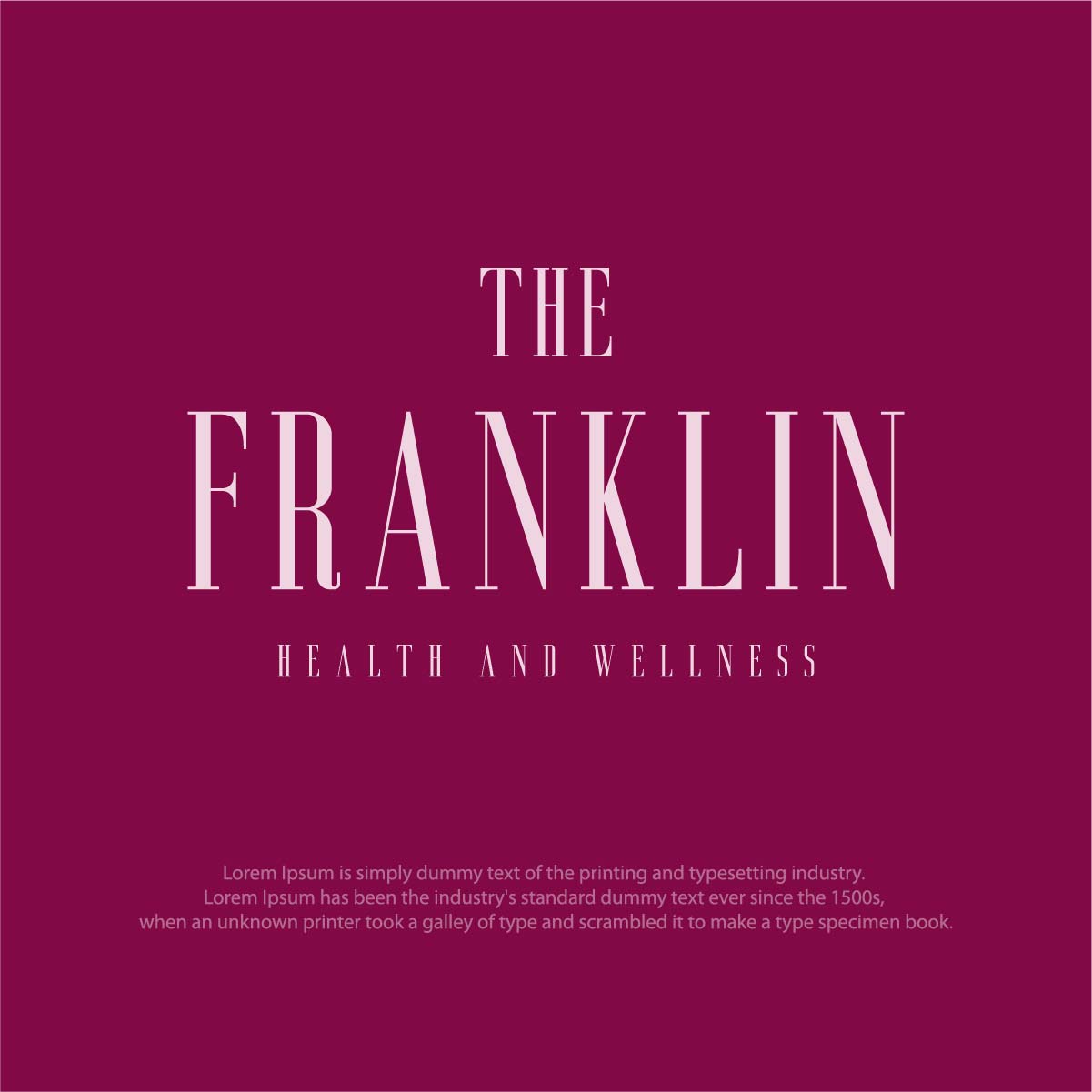 Logo Design by fly  design for The Franklin  | Design #31978865