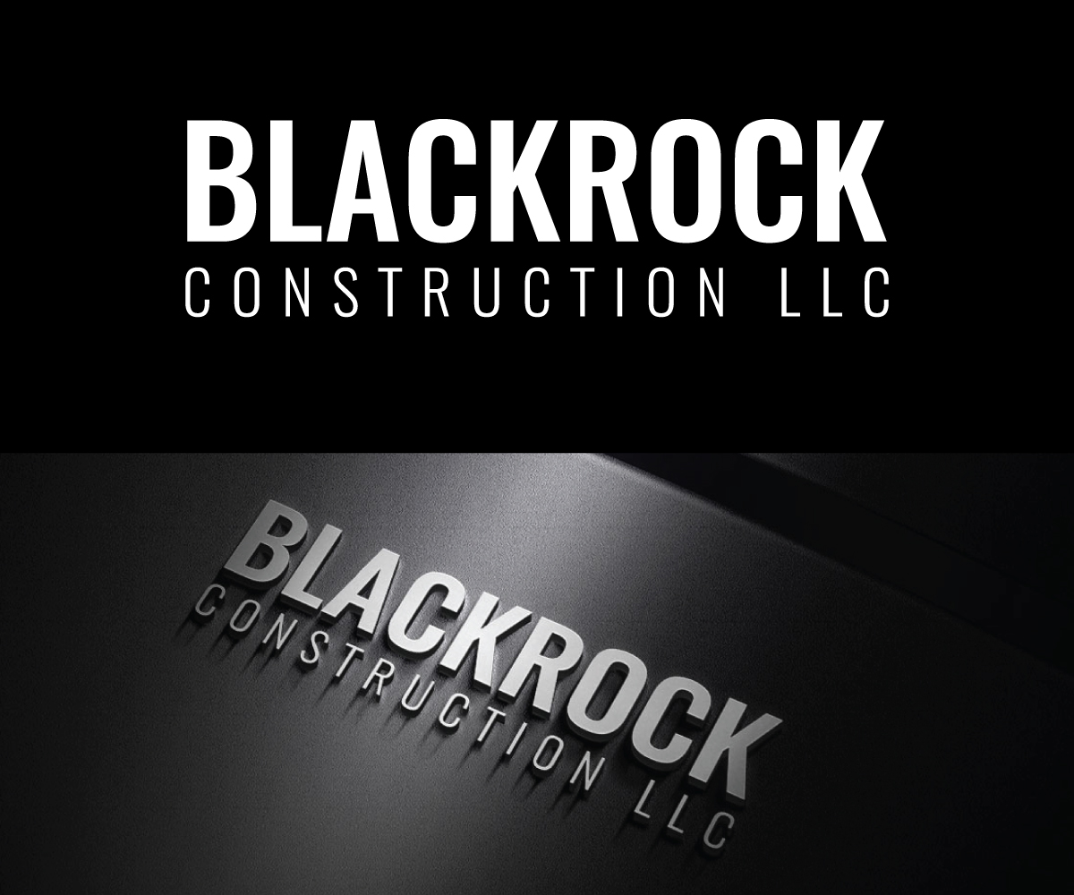 Diseño de Logo por Adi Graphics para Blackrock Construction LLC | Diseño #31975490
