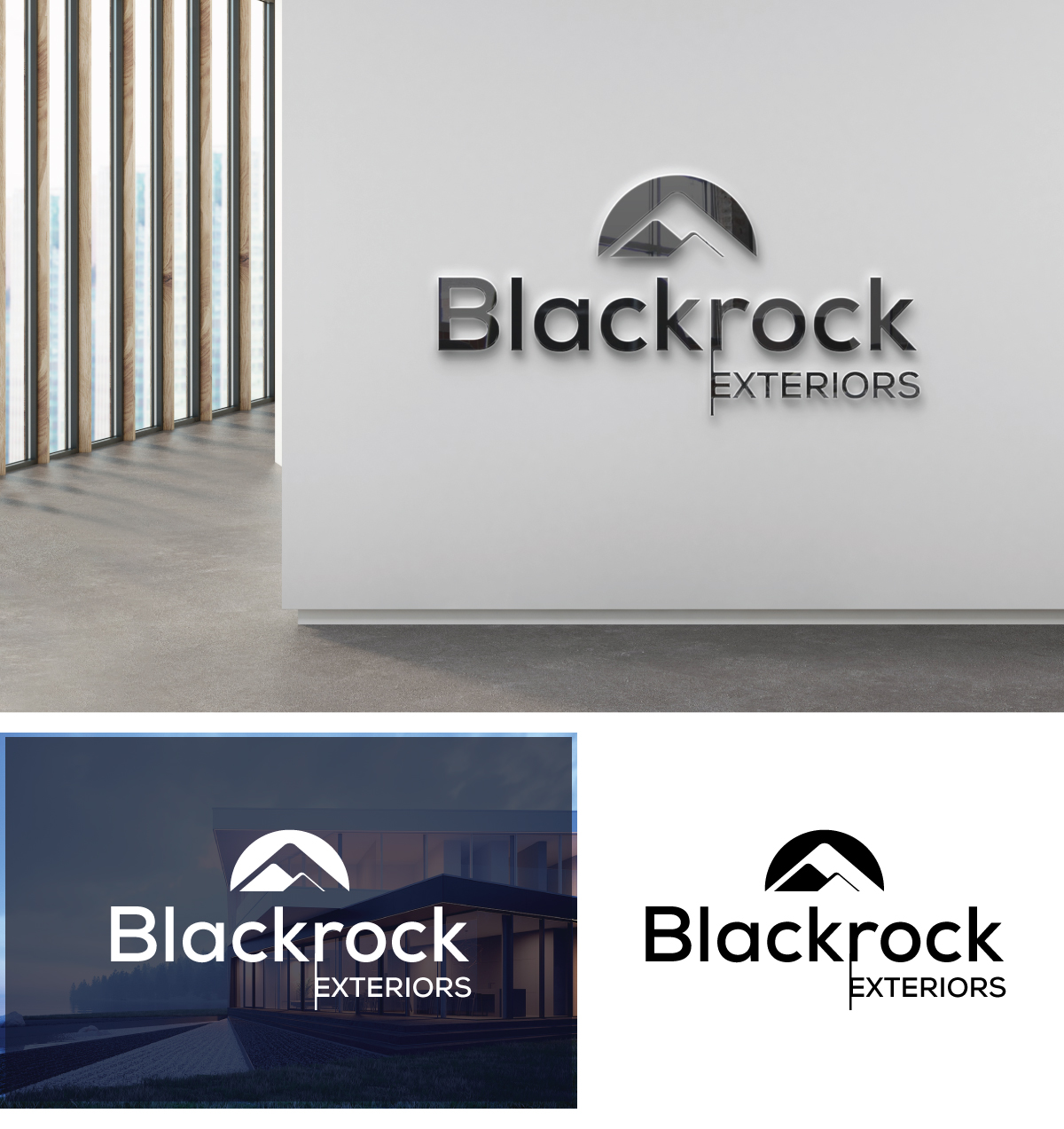 Logo Design by Om Namah Shivay for Blackrock Construction LLC | Design #31969231