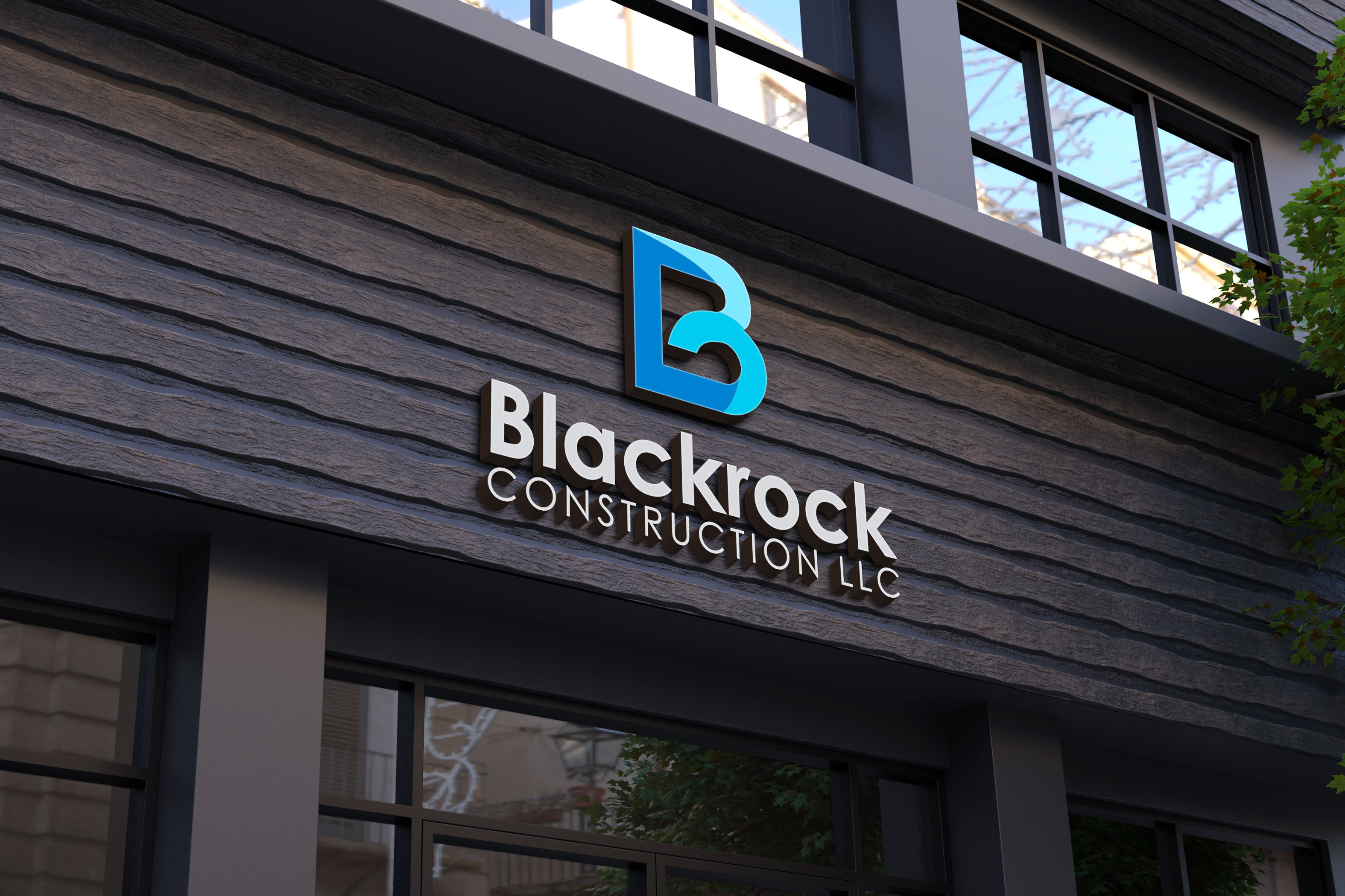 Logo Design by Kavth for Blackrock Construction LLC | Design #31988150