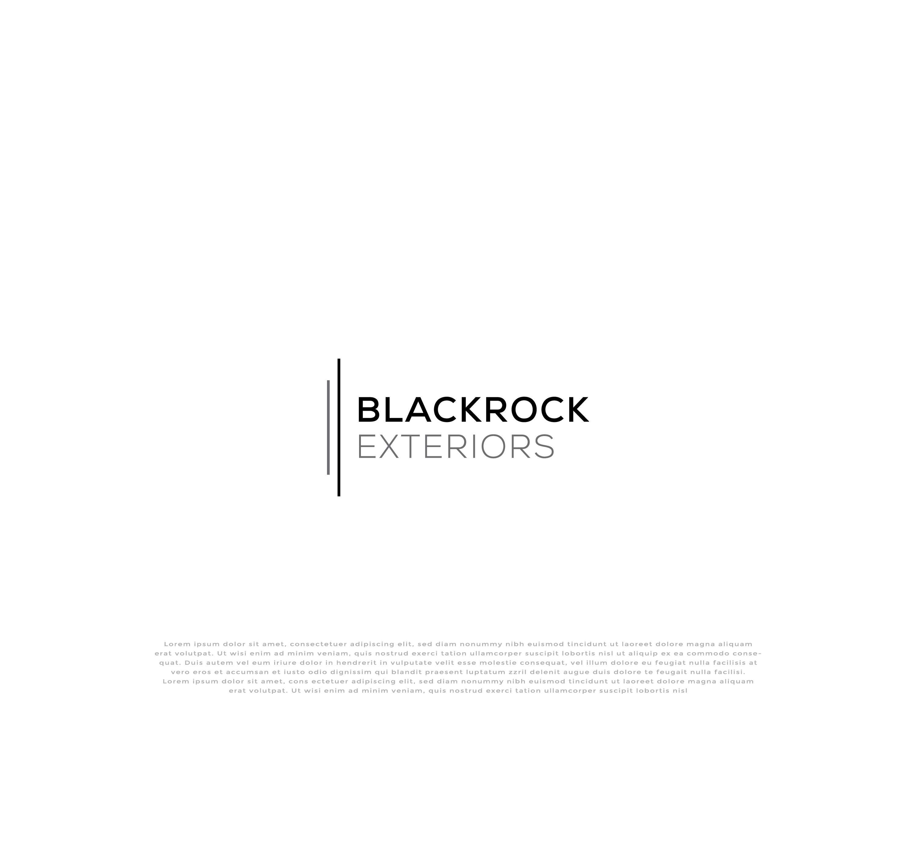 Diseño de Logo por mehedi.h para Blackrock Construction LLC | Diseño #31968165