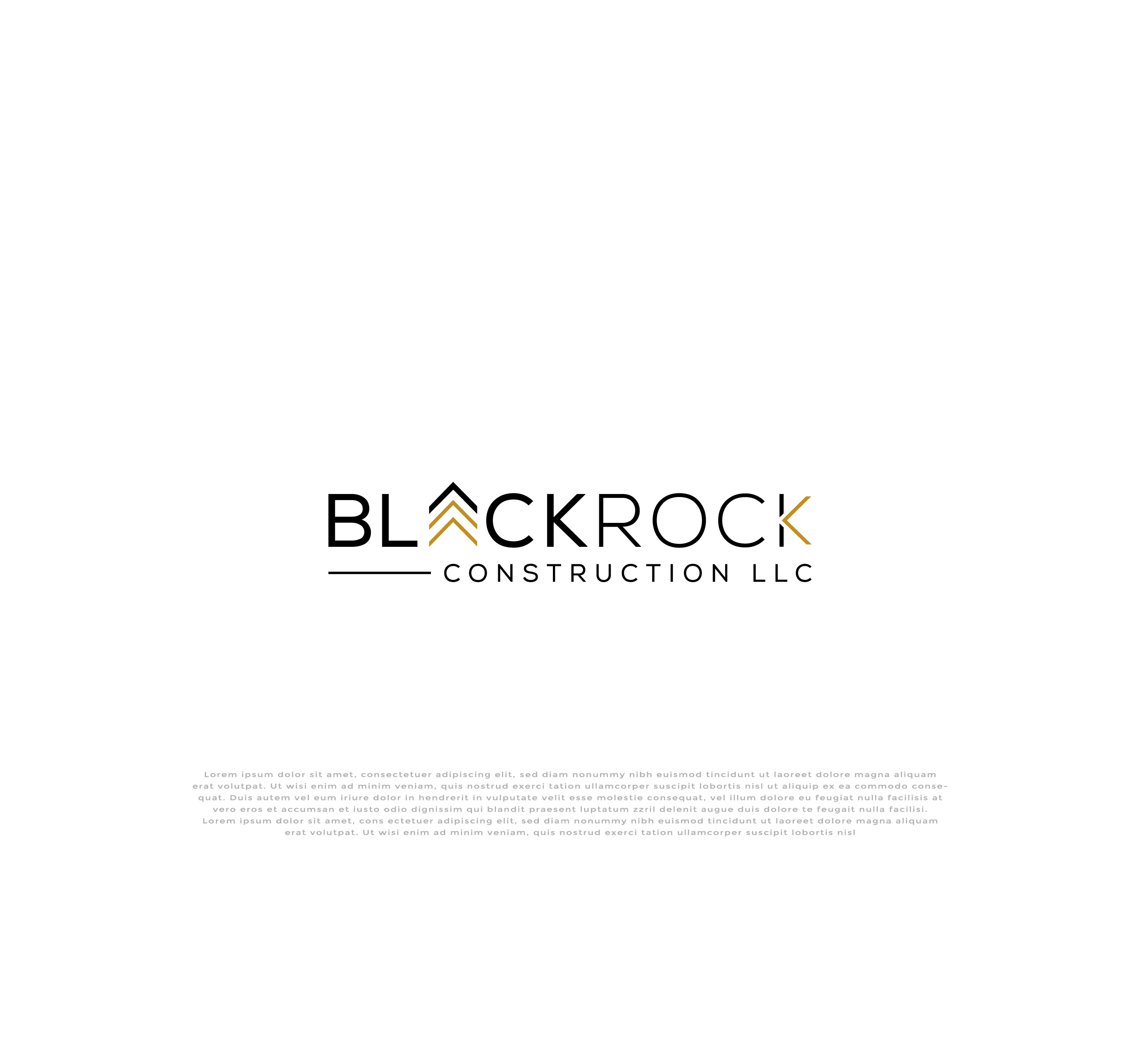Logo-Design von mehedi.h für Blackrock Construction LLC | Design #31975768