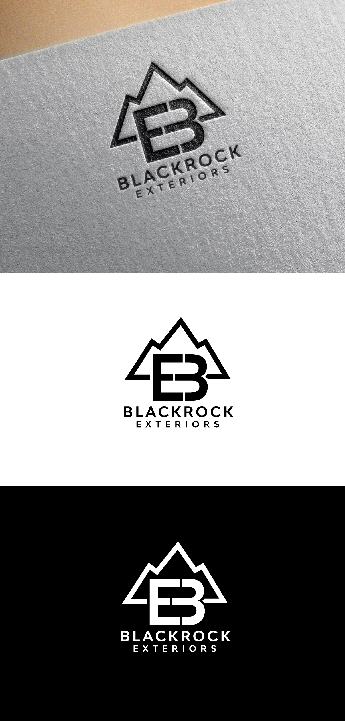 Logo-Design von LogoPoko für Blackrock Construction LLC | Design #31969299