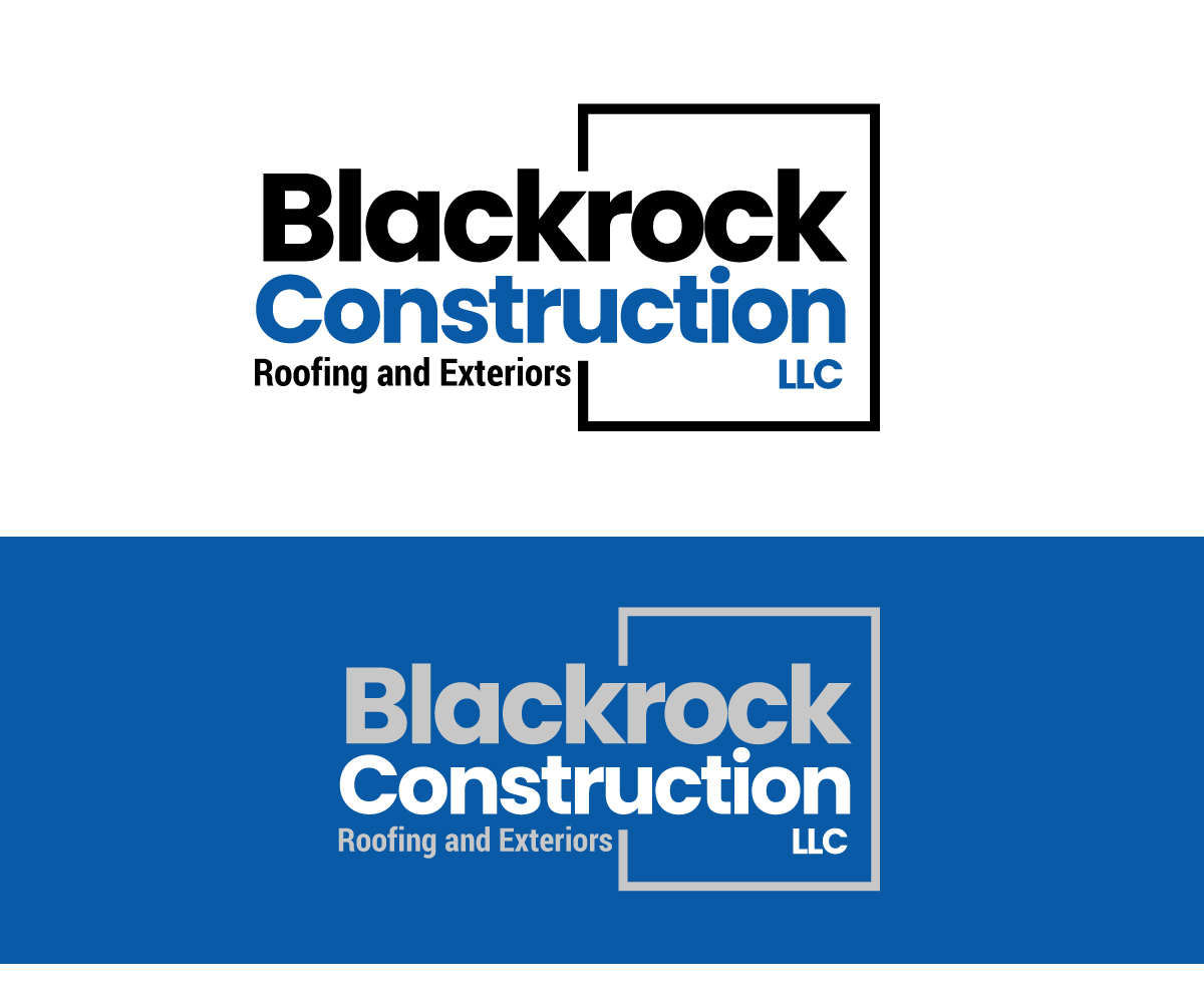 Logo Design by Paint-Tools for Blackrock Construction LLC | Design #31966384