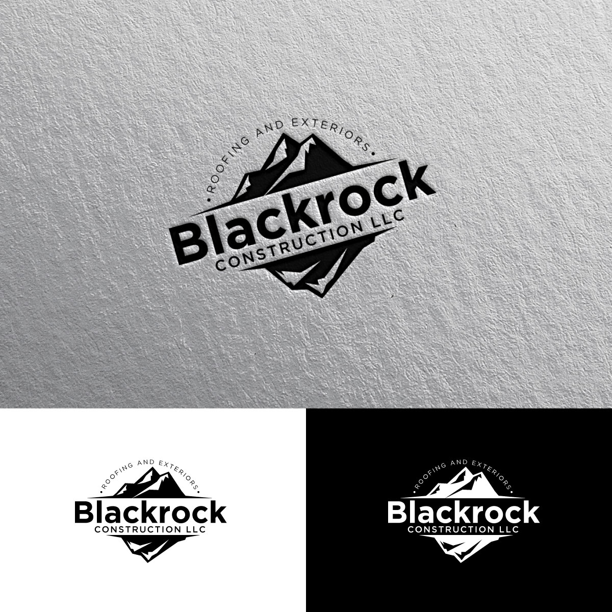 Diseño de Logo por chris Ray para Blackrock Construction LLC | Diseño #31964043