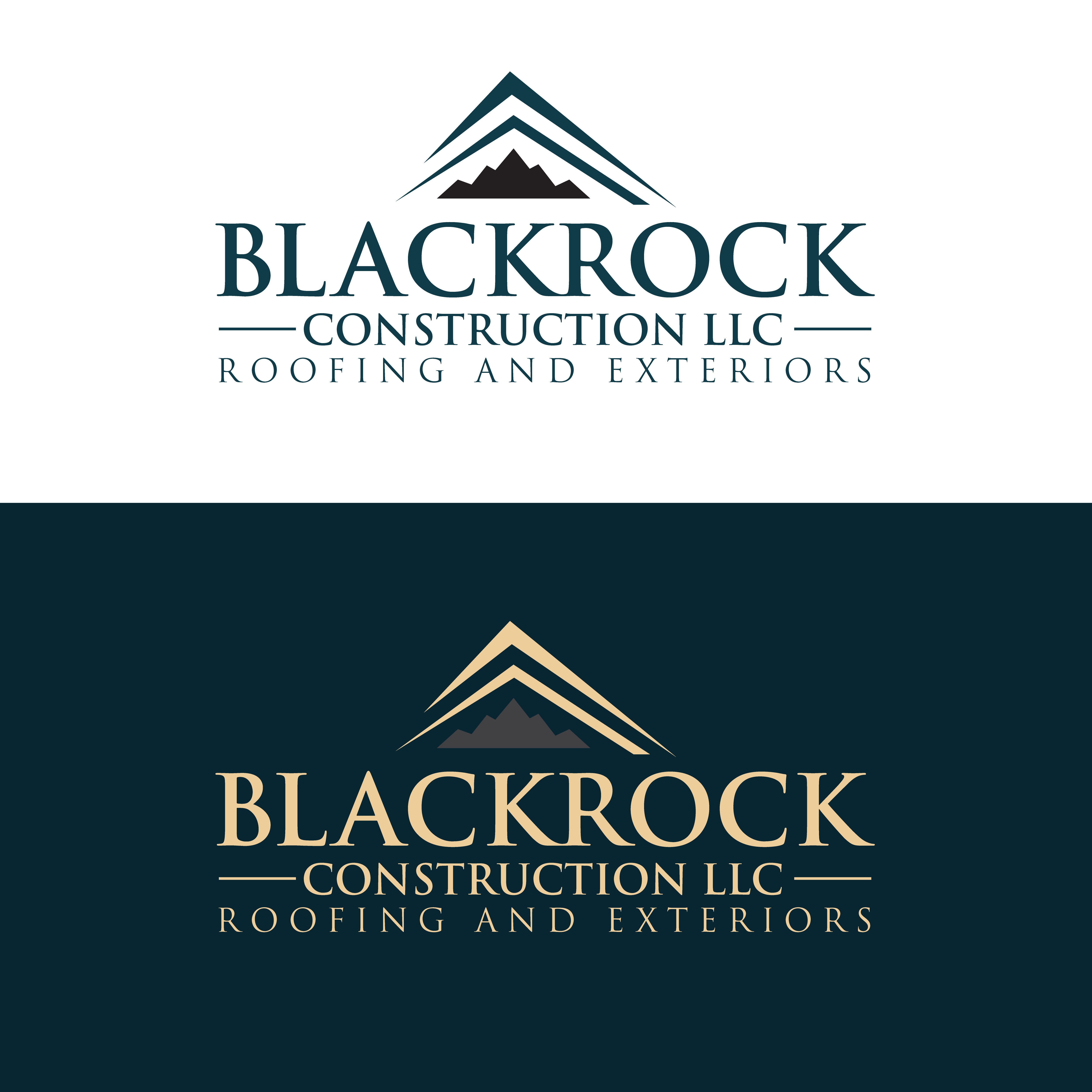 Diseño de Logo por M Art & Design para Blackrock Construction LLC | Diseño #31965042