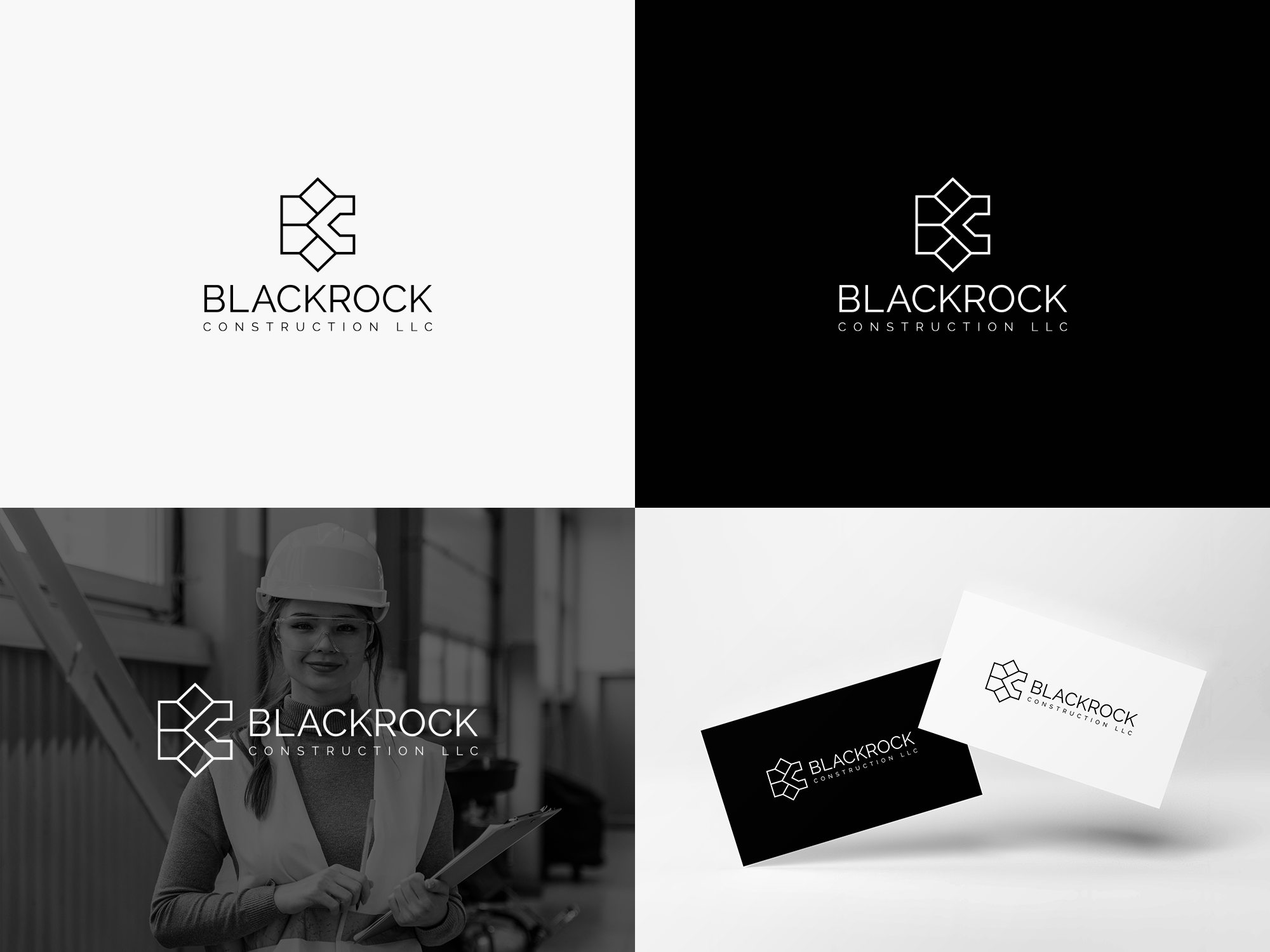 Logo Design by COLOUR CREATIVE for Blackrock Construction LLC | Design #32003577