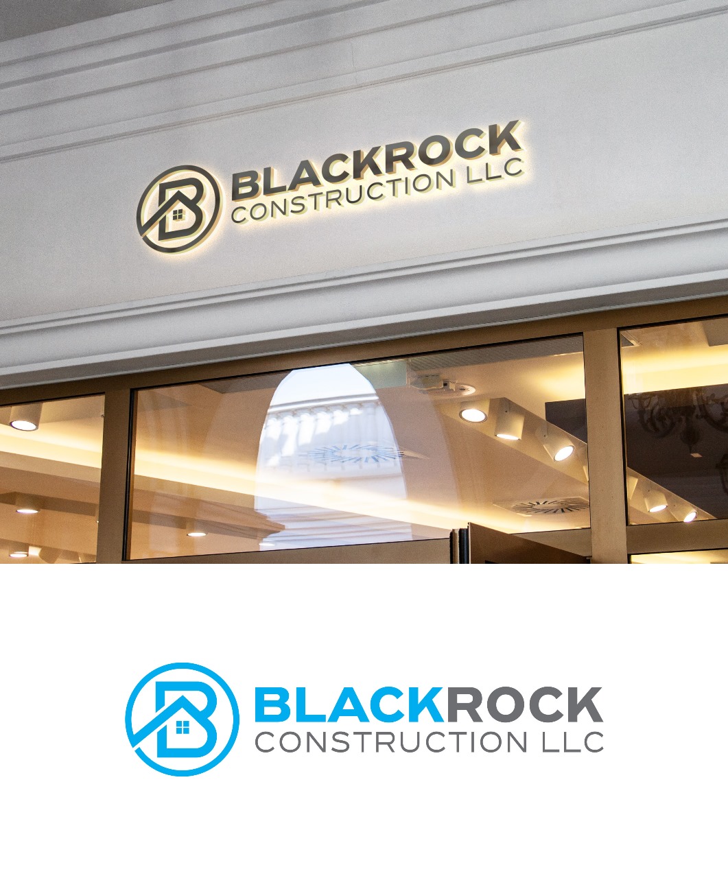 Logo Design by yellowdot for Blackrock Construction LLC | Design #31963946