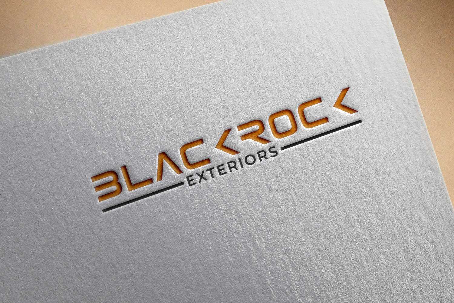 Logo Design by Graphic Mama for Blackrock Construction LLC | Design #31972467