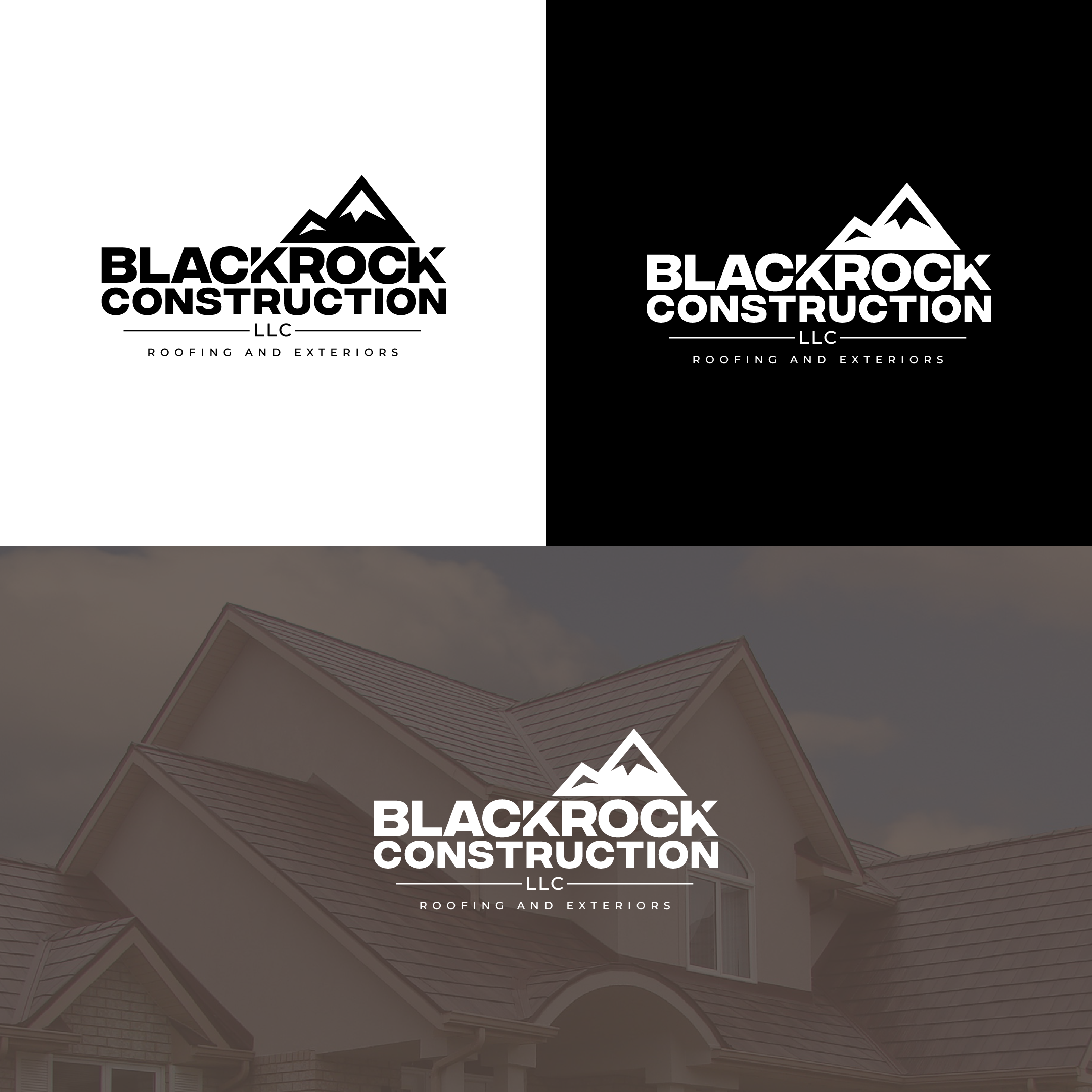 Logo Design by design_by_sandro for Blackrock Construction LLC | Design #31965757