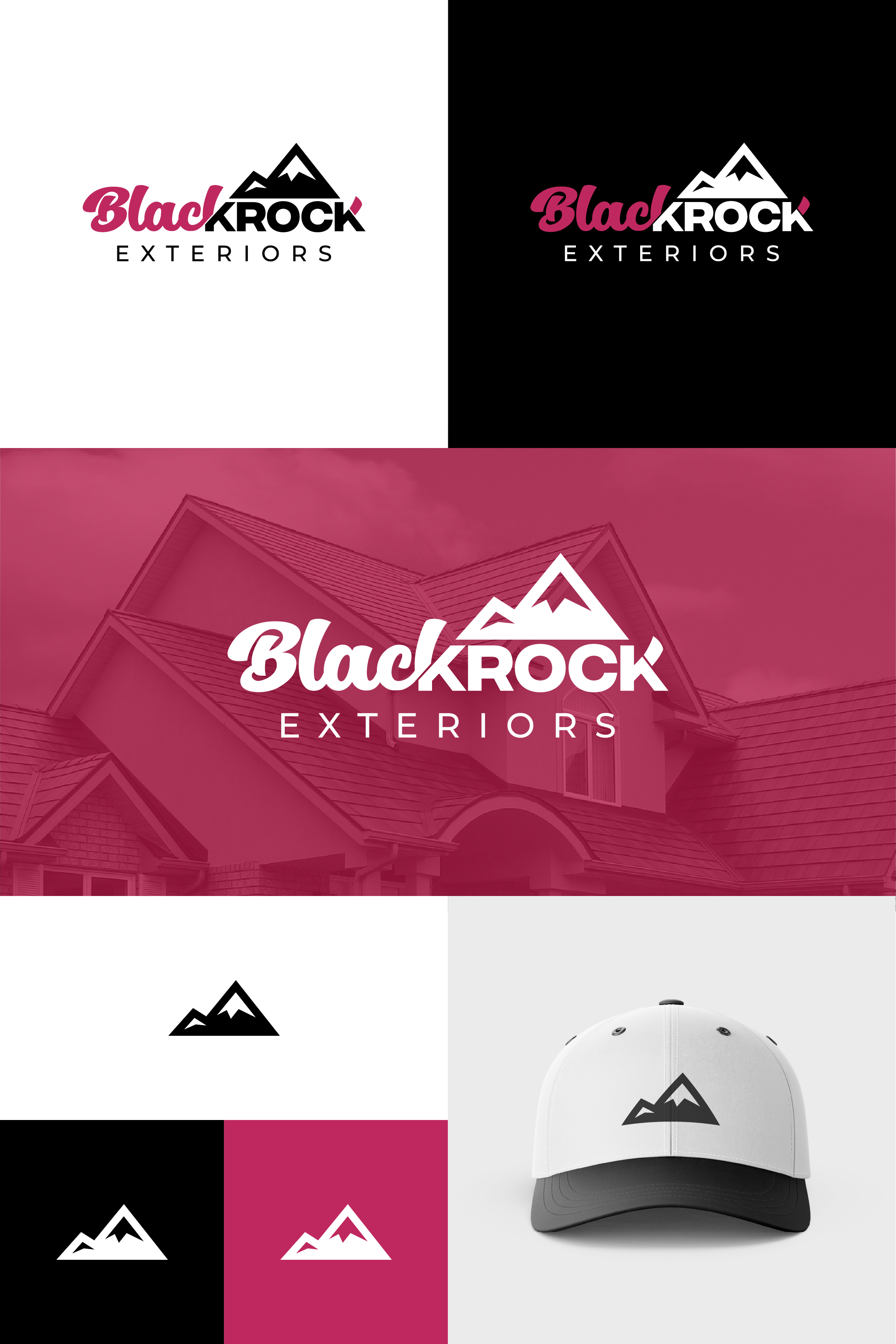 Logo Design by design_by_sandro for Blackrock Construction LLC | Design #31971088