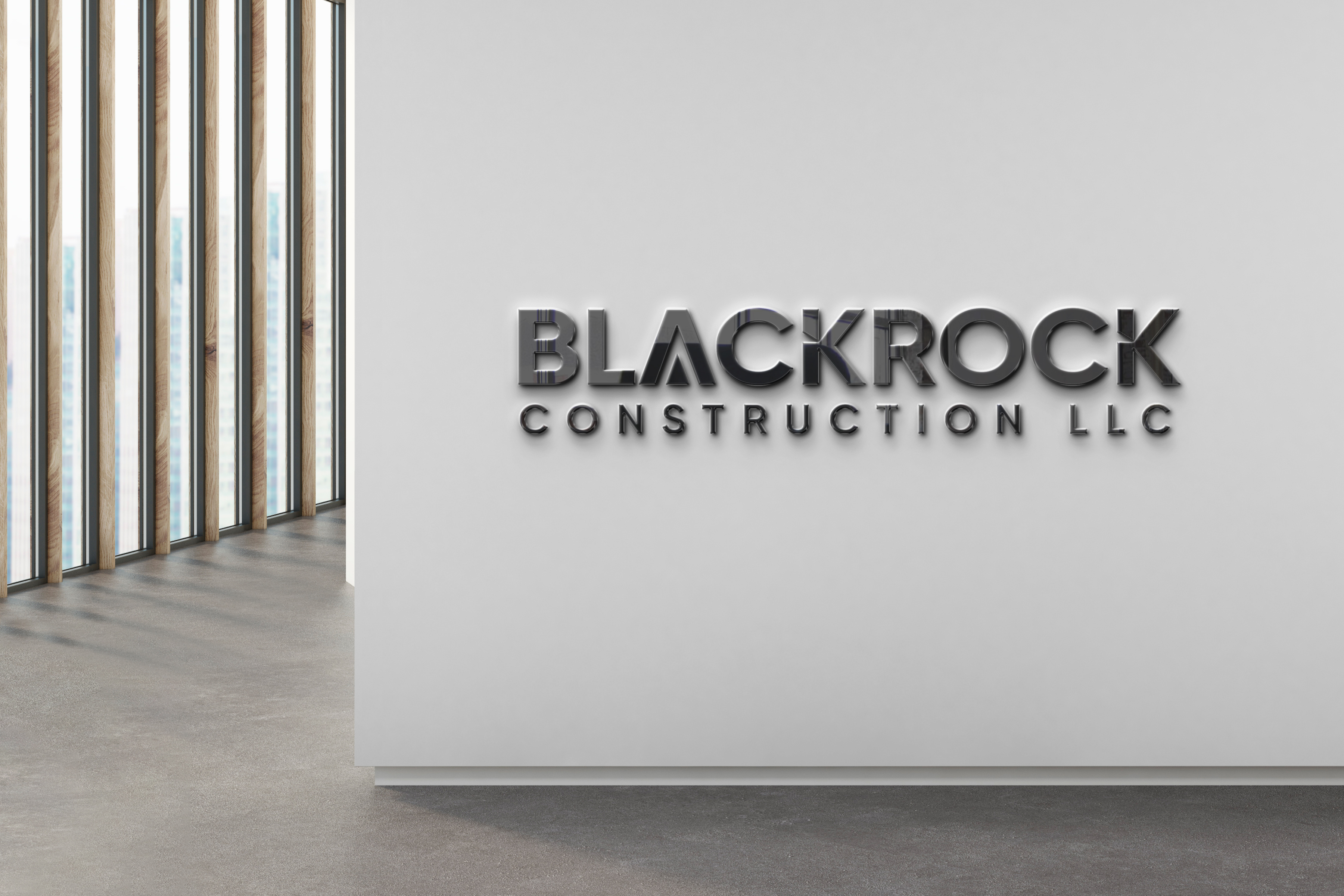 Logo Design by khadiga90 for Blackrock Construction LLC | Design #31964144