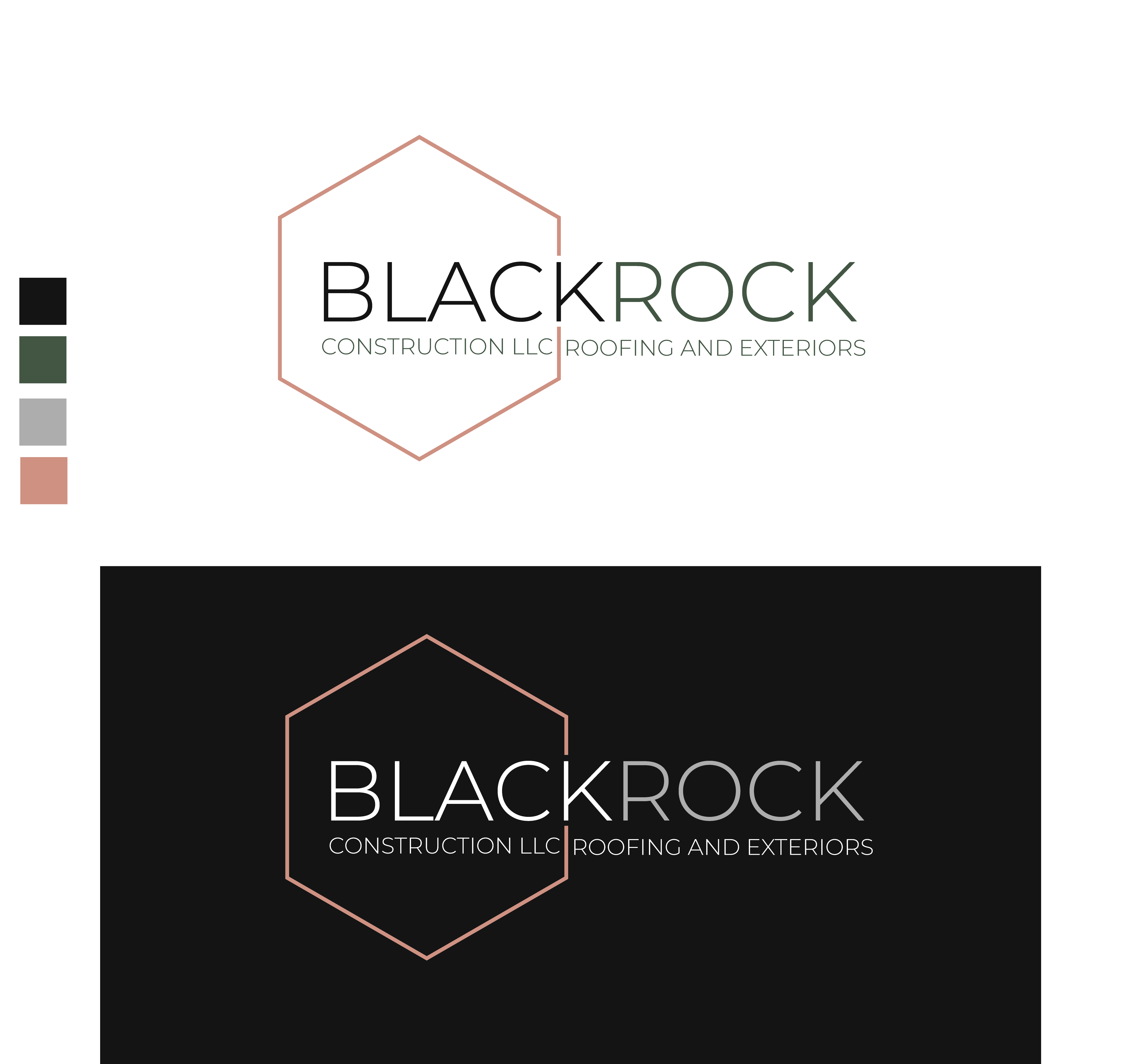 Logo-Design von KhanDesign15 für Blackrock Construction LLC | Design #31970728