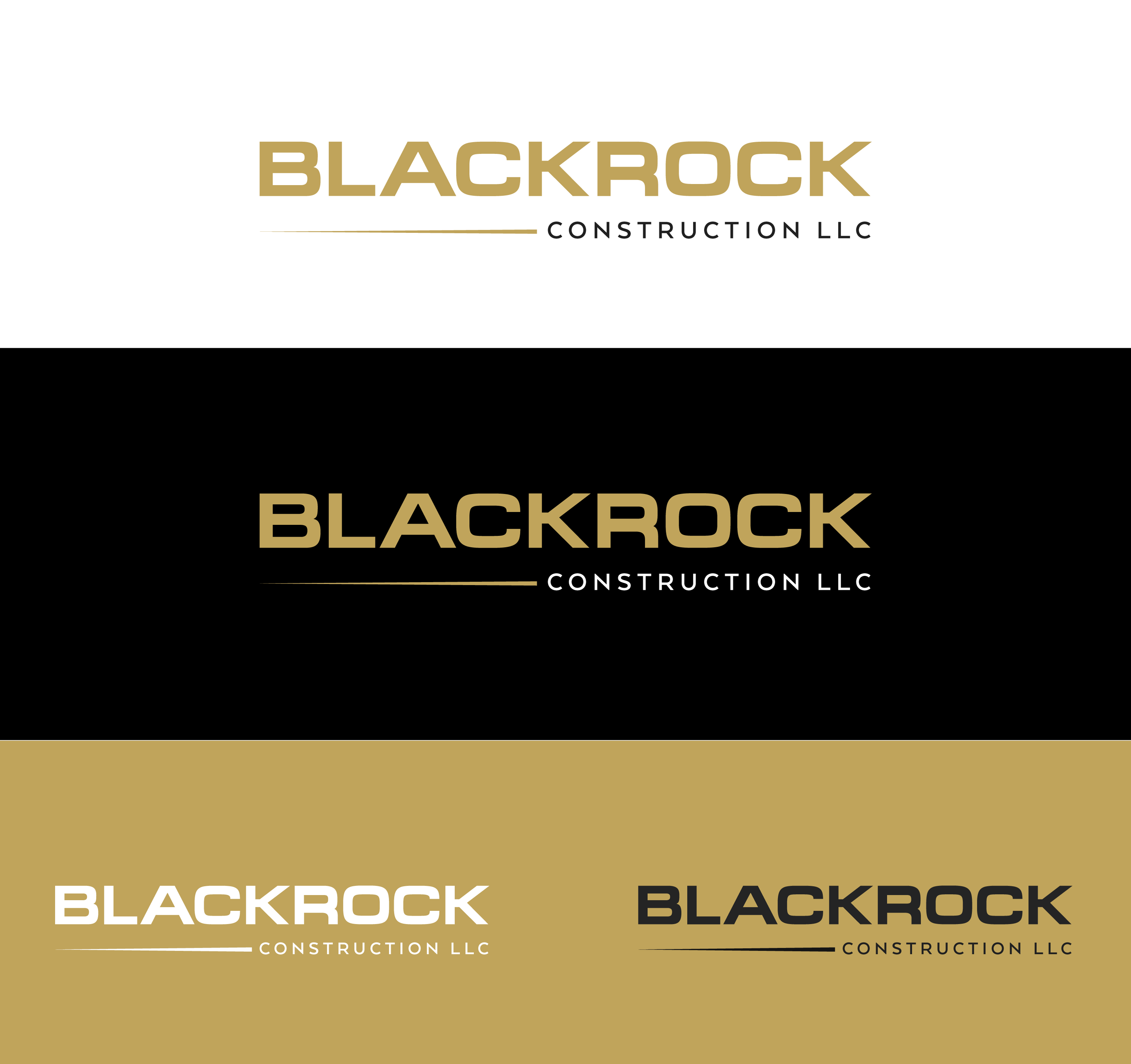 Logo Design by samphix for Blackrock Construction LLC | Design #32004774