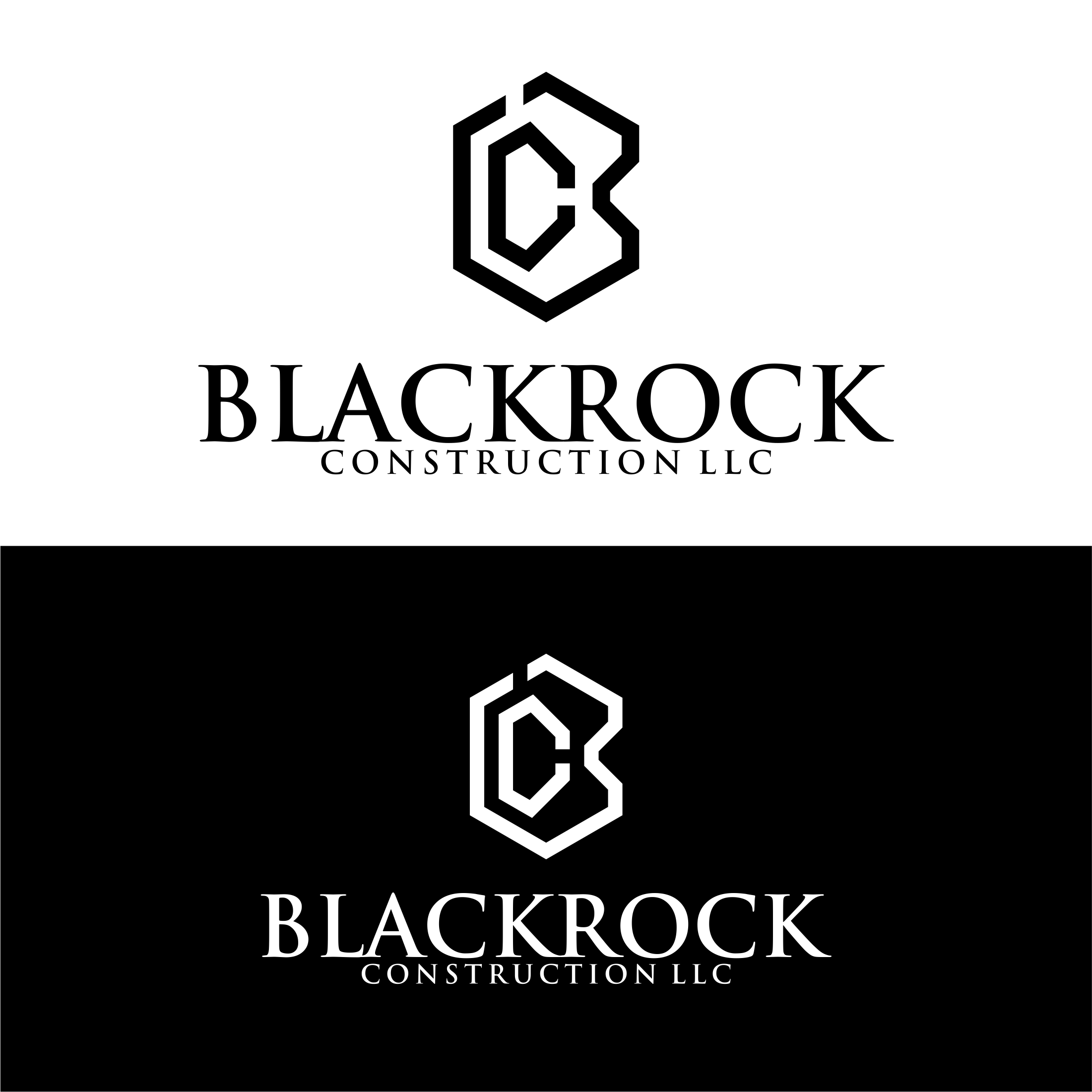 Logo Design by diego costa for Blackrock Construction LLC | Design #31966616