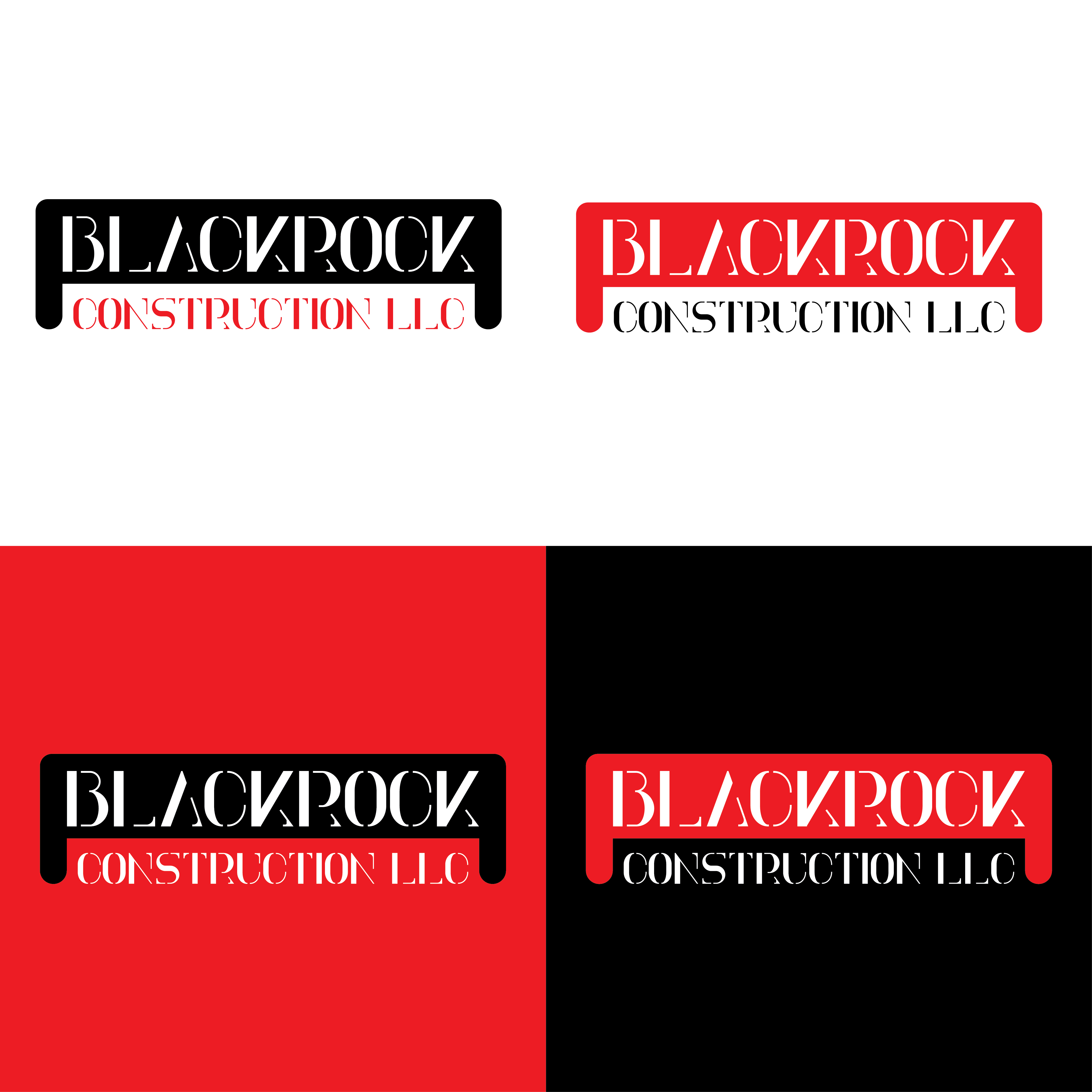 Logo Design by The Vectorize  for Blackrock Construction LLC | Design #31999229