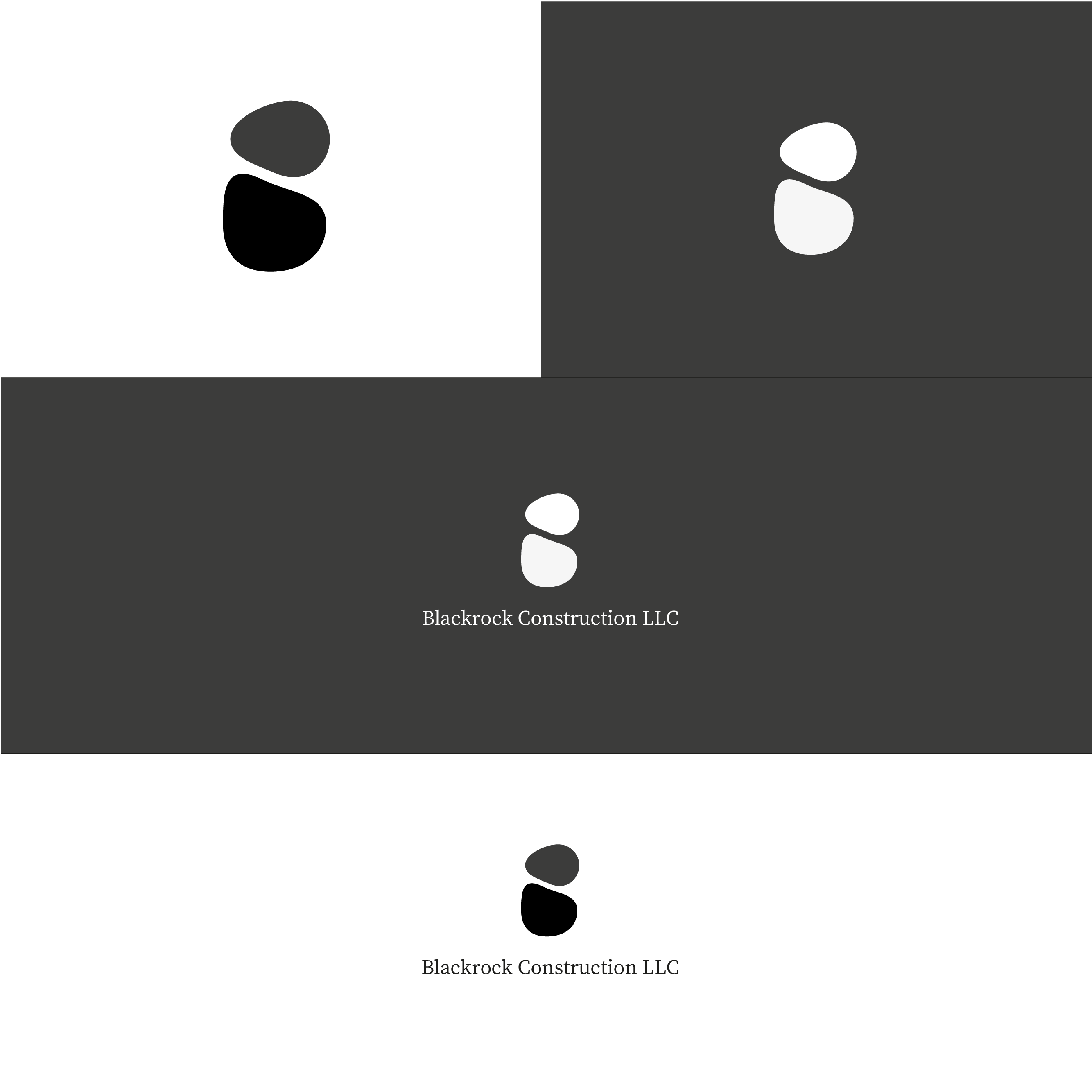Logo Design by JohnnydArt for Blackrock Construction LLC | Design #31999691