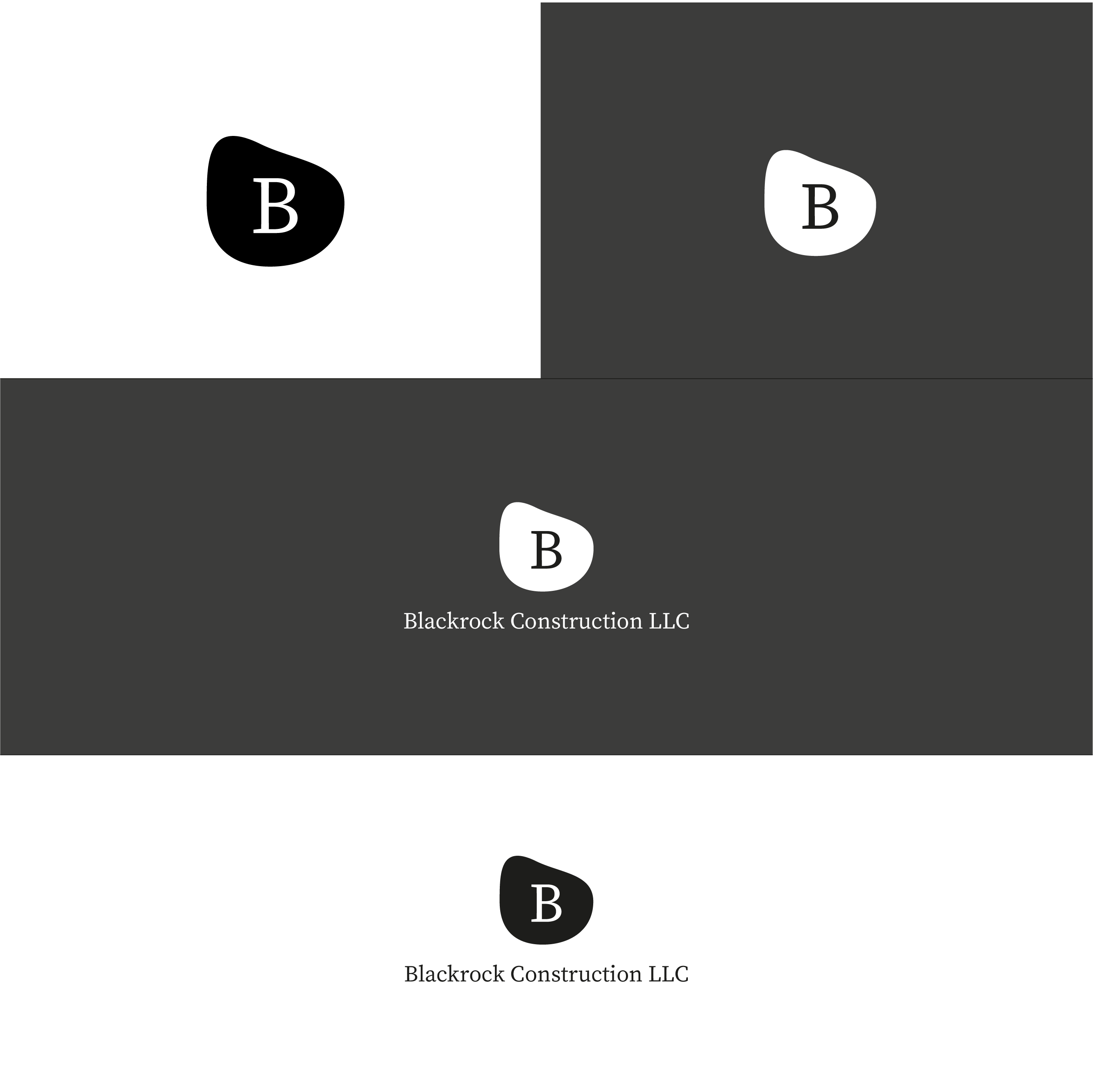 Logo Design by JohnnydArt for Blackrock Construction LLC | Design #31999706