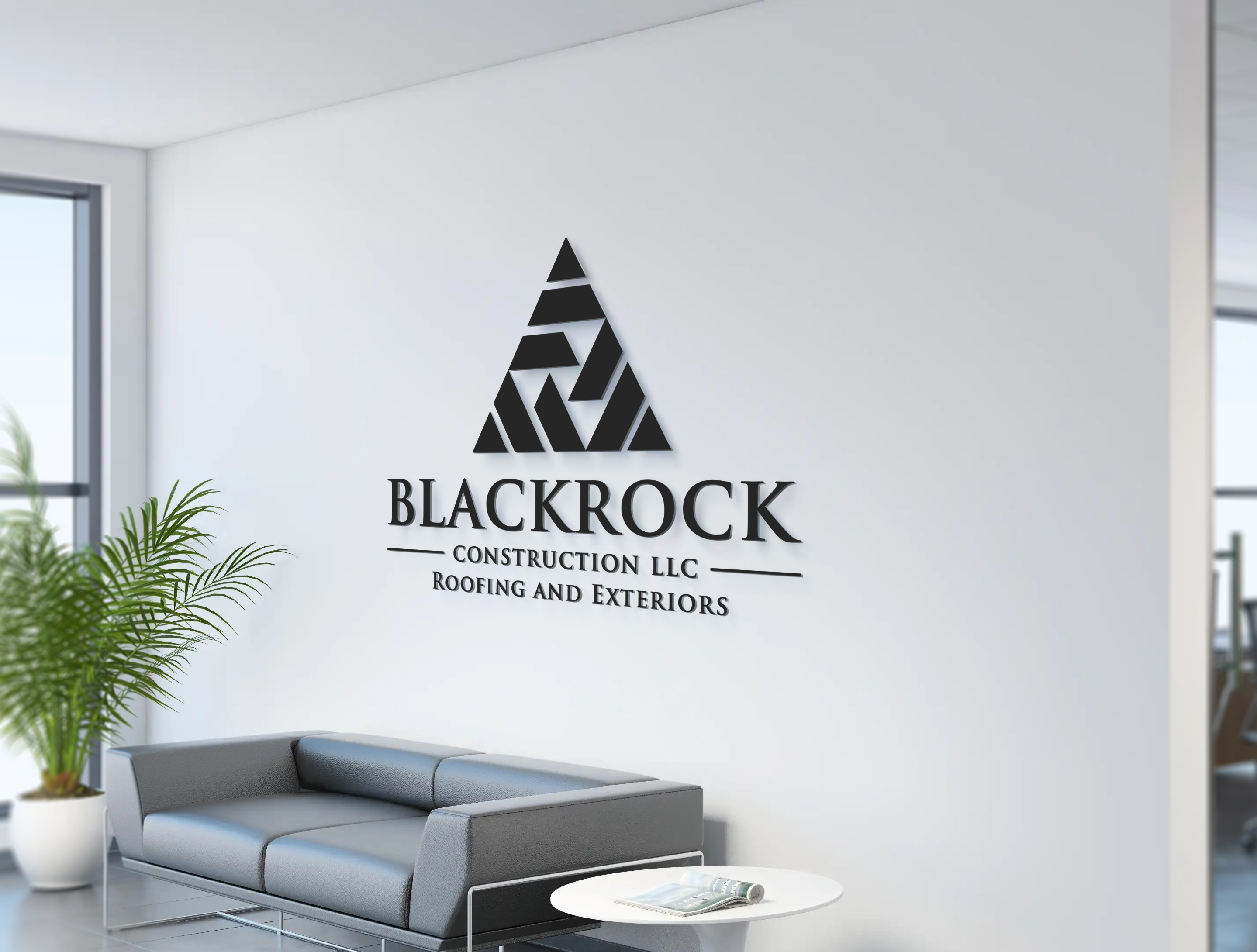 Diseño de Logo por sushsharma99 para Blackrock Construction LLC | Diseño #31964619