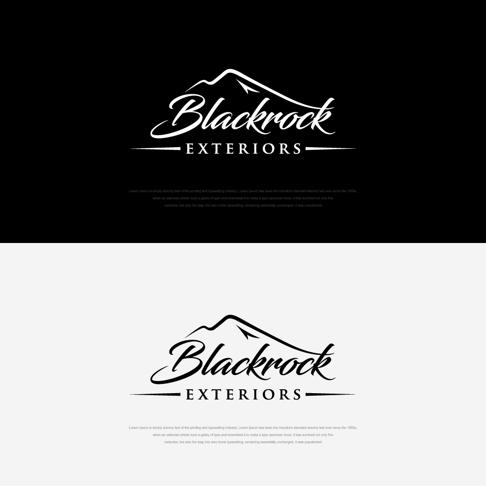 Diseño de Logo por sushsharma99 para Blackrock Construction LLC | Diseño #31972806