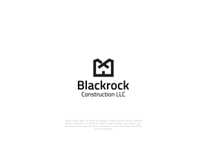 Logo Design by vramar.roy for Blackrock Construction LLC | Design: #31966639