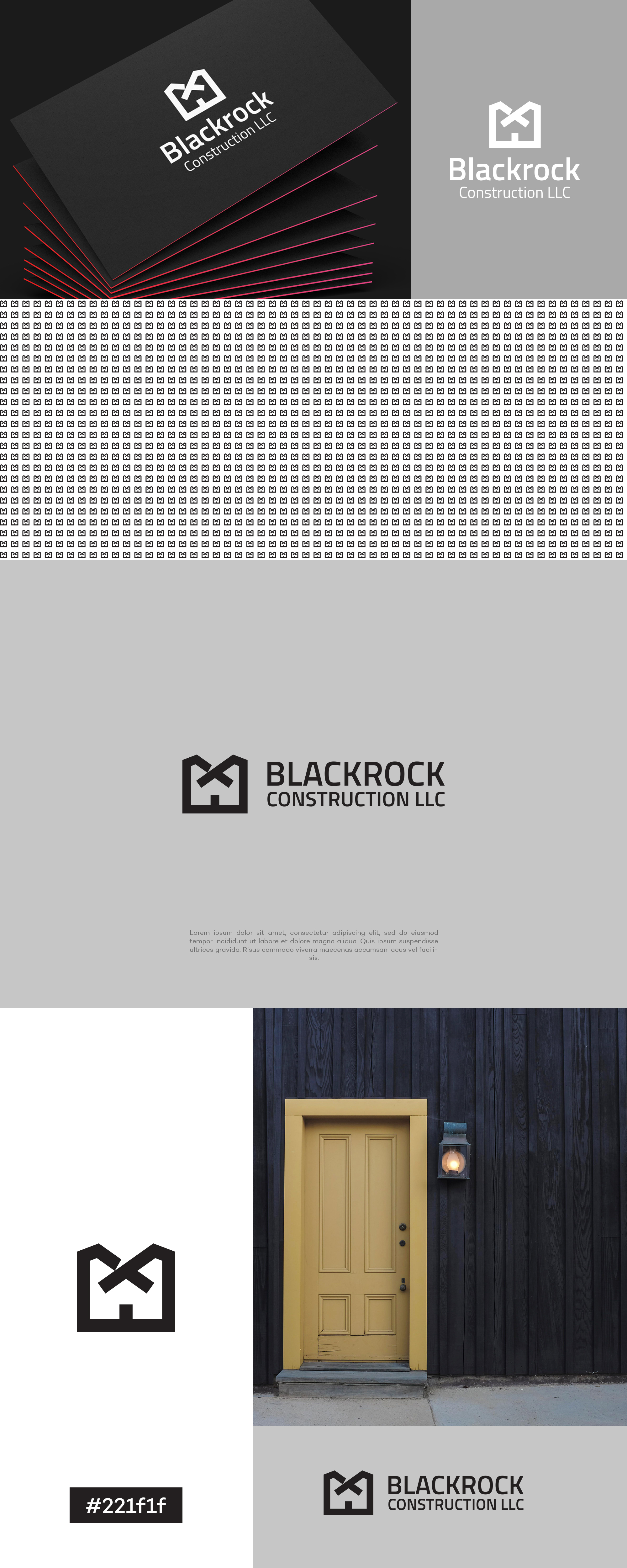 Logo Design by vramar.roy for Blackrock Construction LLC | Design #31966649