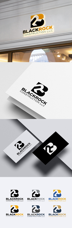 Diseño de Logo por aexo para Blackrock Construction LLC | Diseño: #32042880