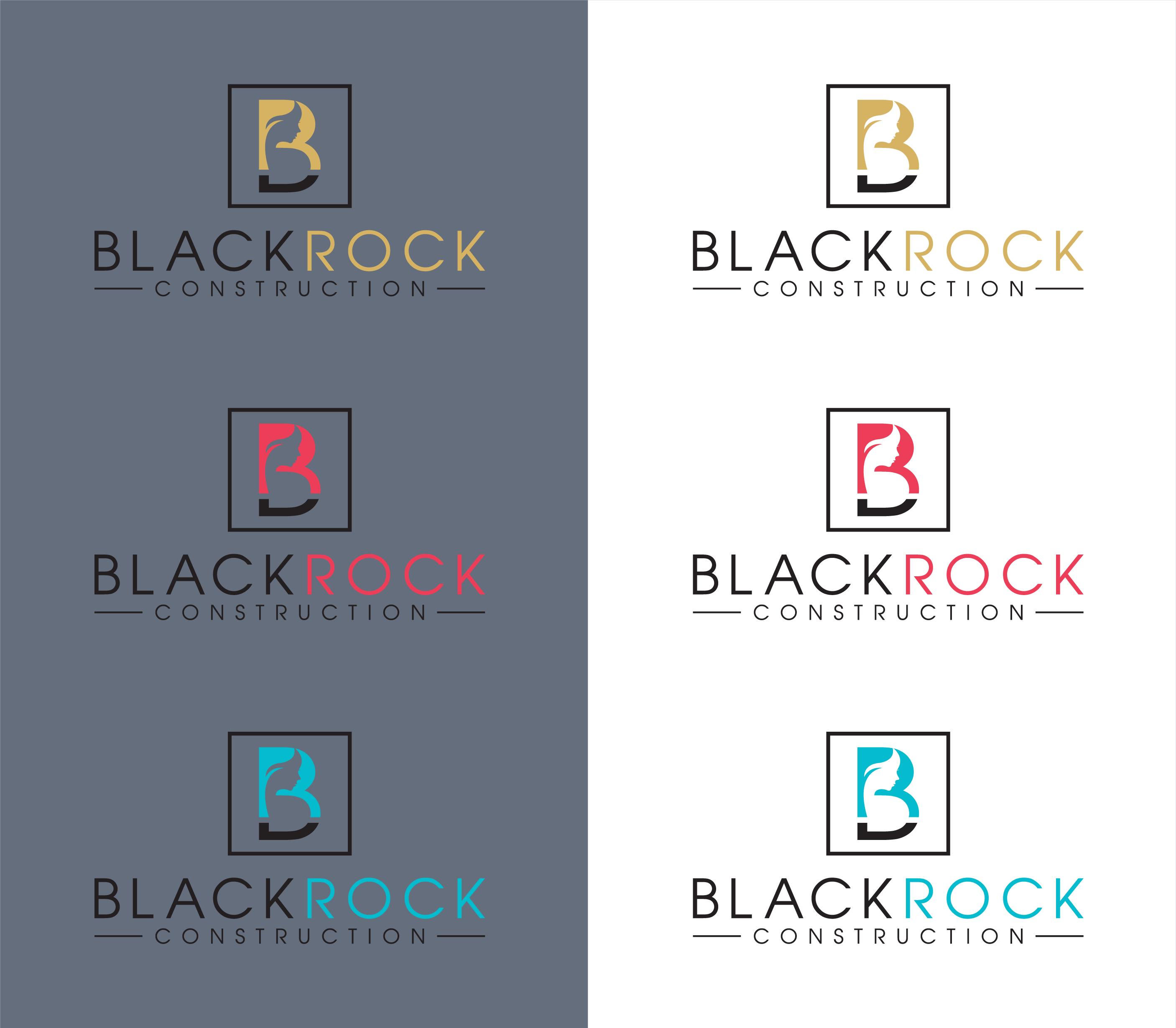 Logo-Design von gauravgraphy für Blackrock Construction LLC | Design #31984561