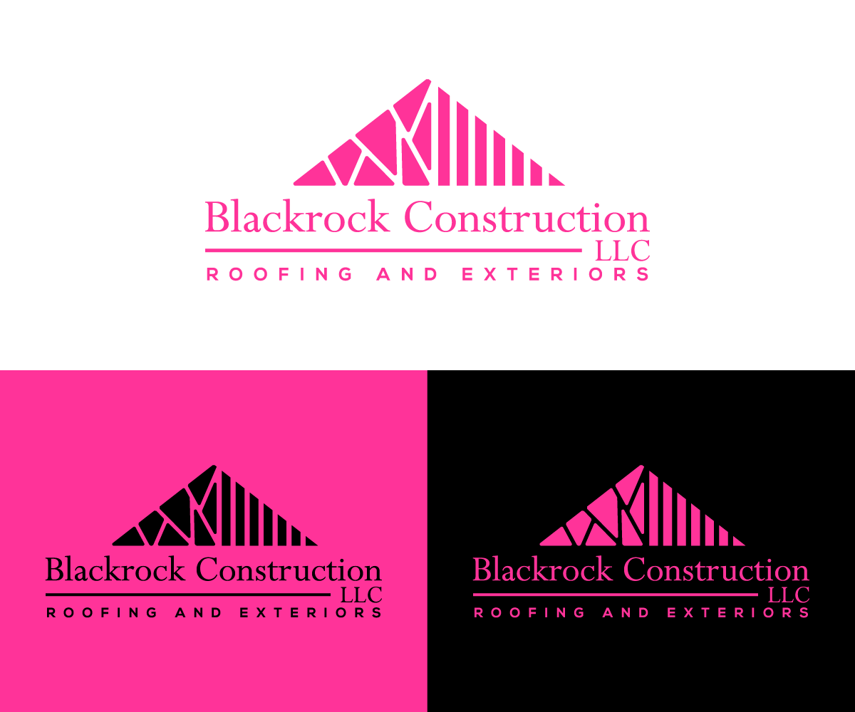 Logo Design by Ayub Zafar for Blackrock Construction LLC | Design #31964298