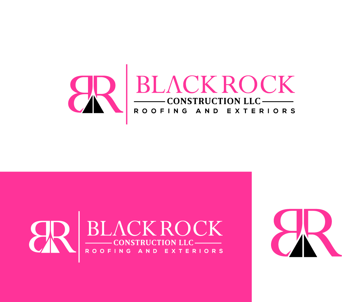 Diseño de Logo por AlphabetZero.com para Blackrock Construction LLC | Diseño #31964300