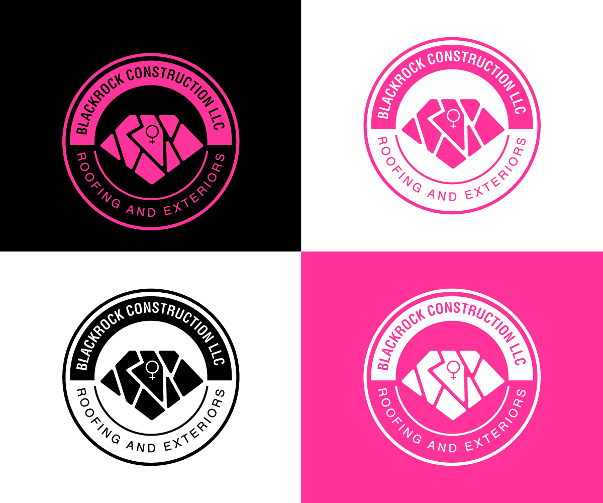 Logo Design by Ayub Zafar for Blackrock Construction LLC | Design #31974798