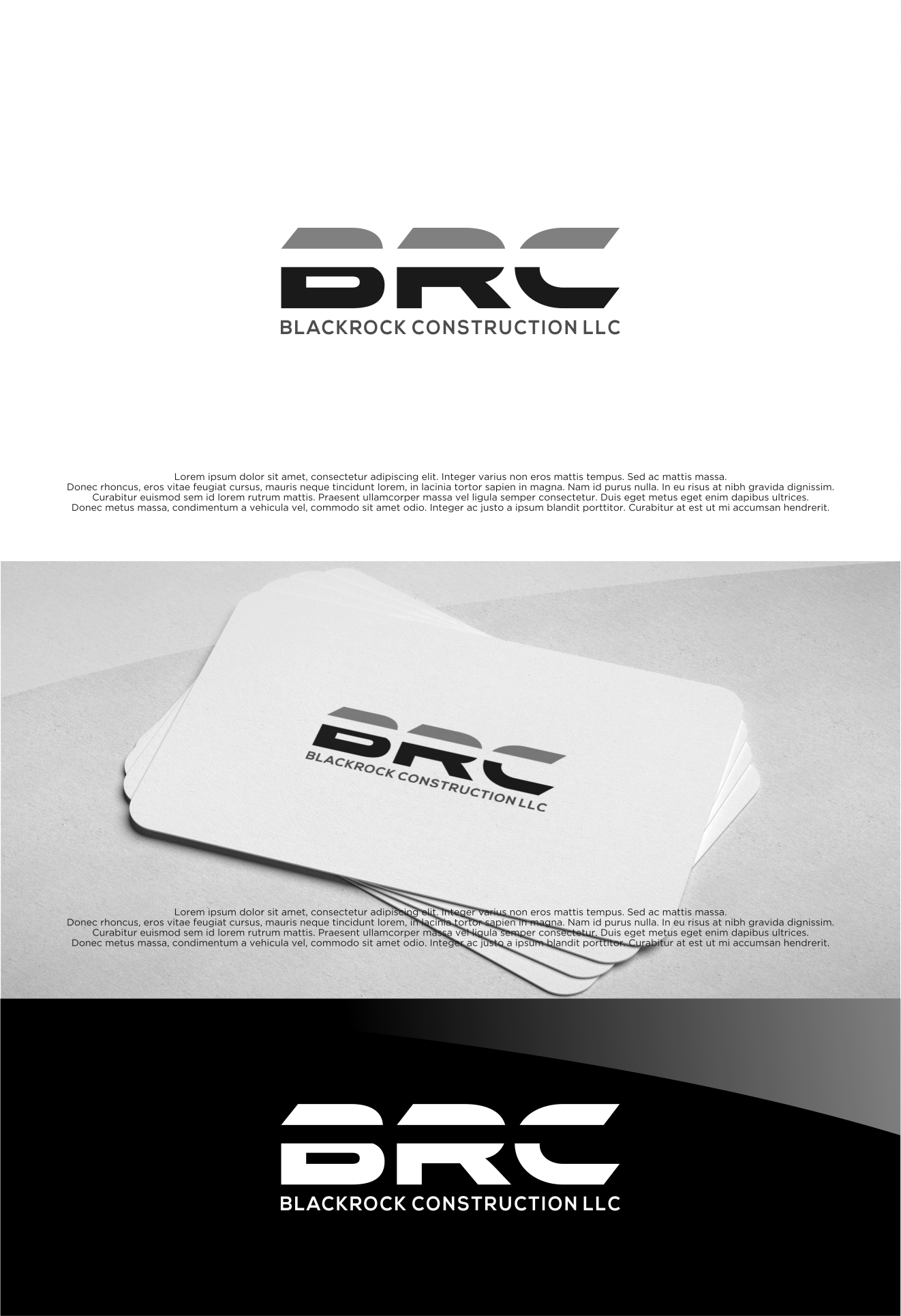 Diseño de Logo por shiroRo para Blackrock Construction LLC | Diseño #31992217