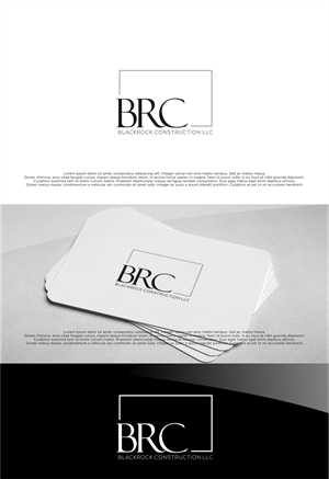 Logo Design by shiroRo for Blackrock Construction LLC | Design: #31992222
