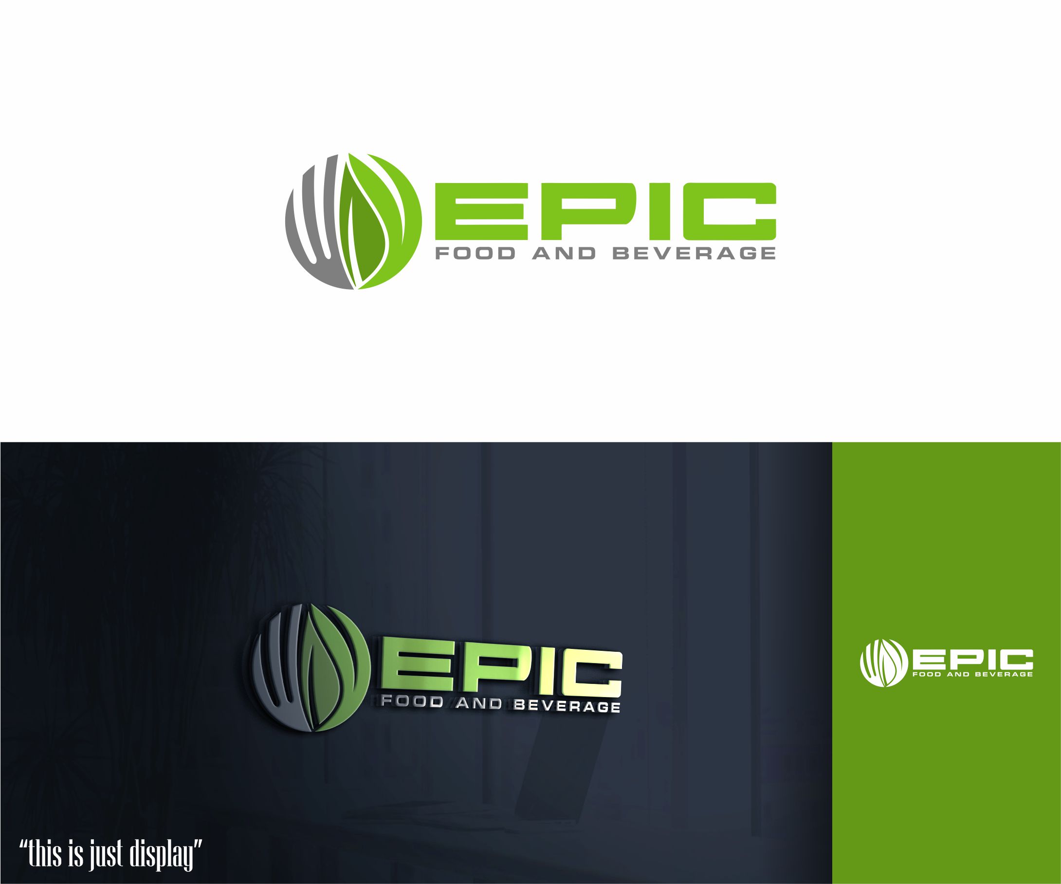 Logo Design by alkaline for Epic Food and Beverage | Design #31963422