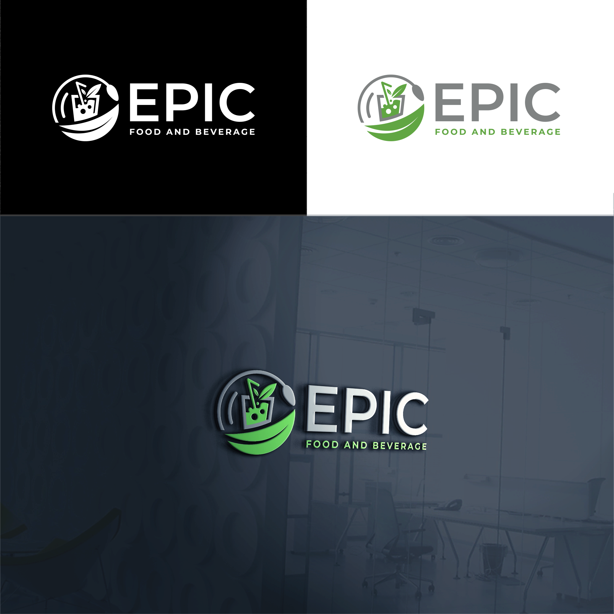 Logo Design by RA-bica for Epic Food and Beverage | Design #31965184