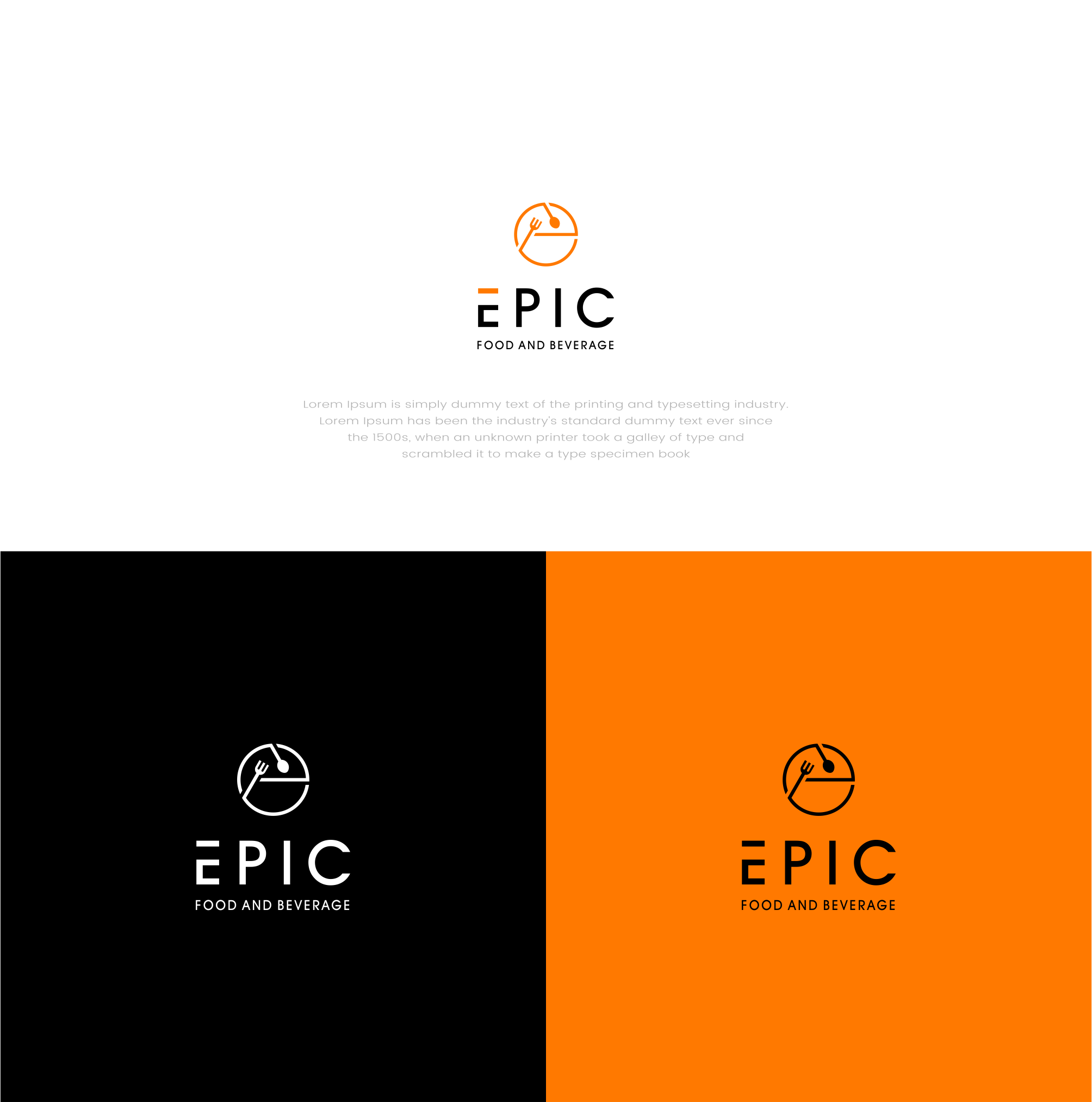 Logo Design by Barokahe guse for Epic Food and Beverage | Design #31963069