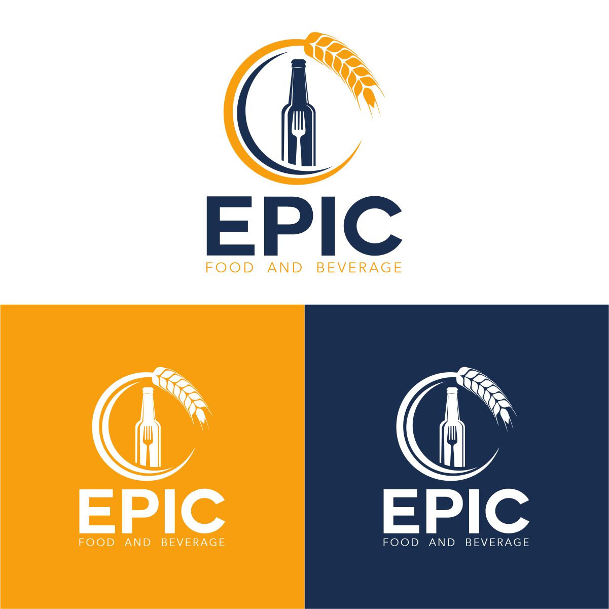 Logo Design by creative.bugs for Epic Food and Beverage | Design #31966469