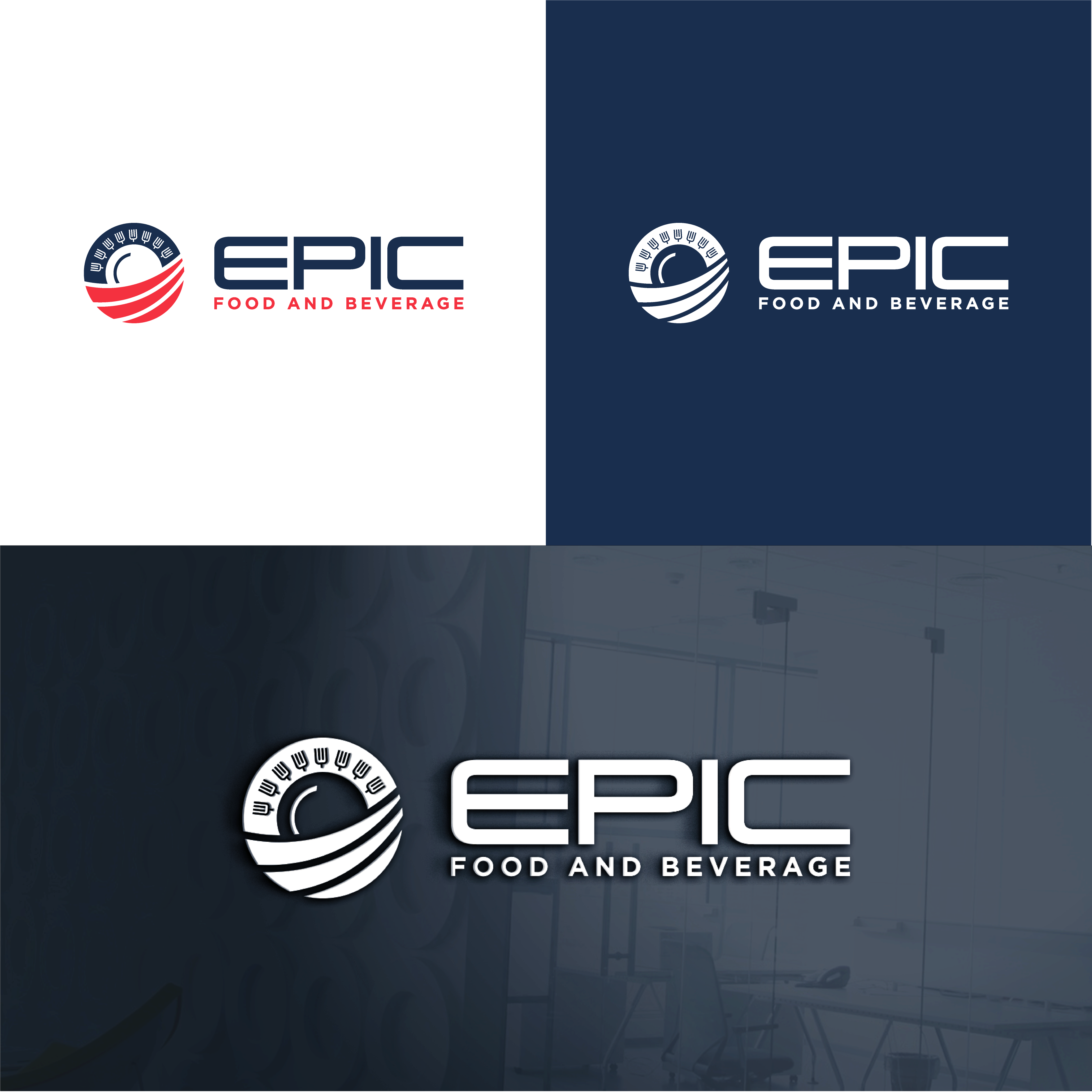 Logo Design by The Lion Studios for Epic Food and Beverage | Design #31965409