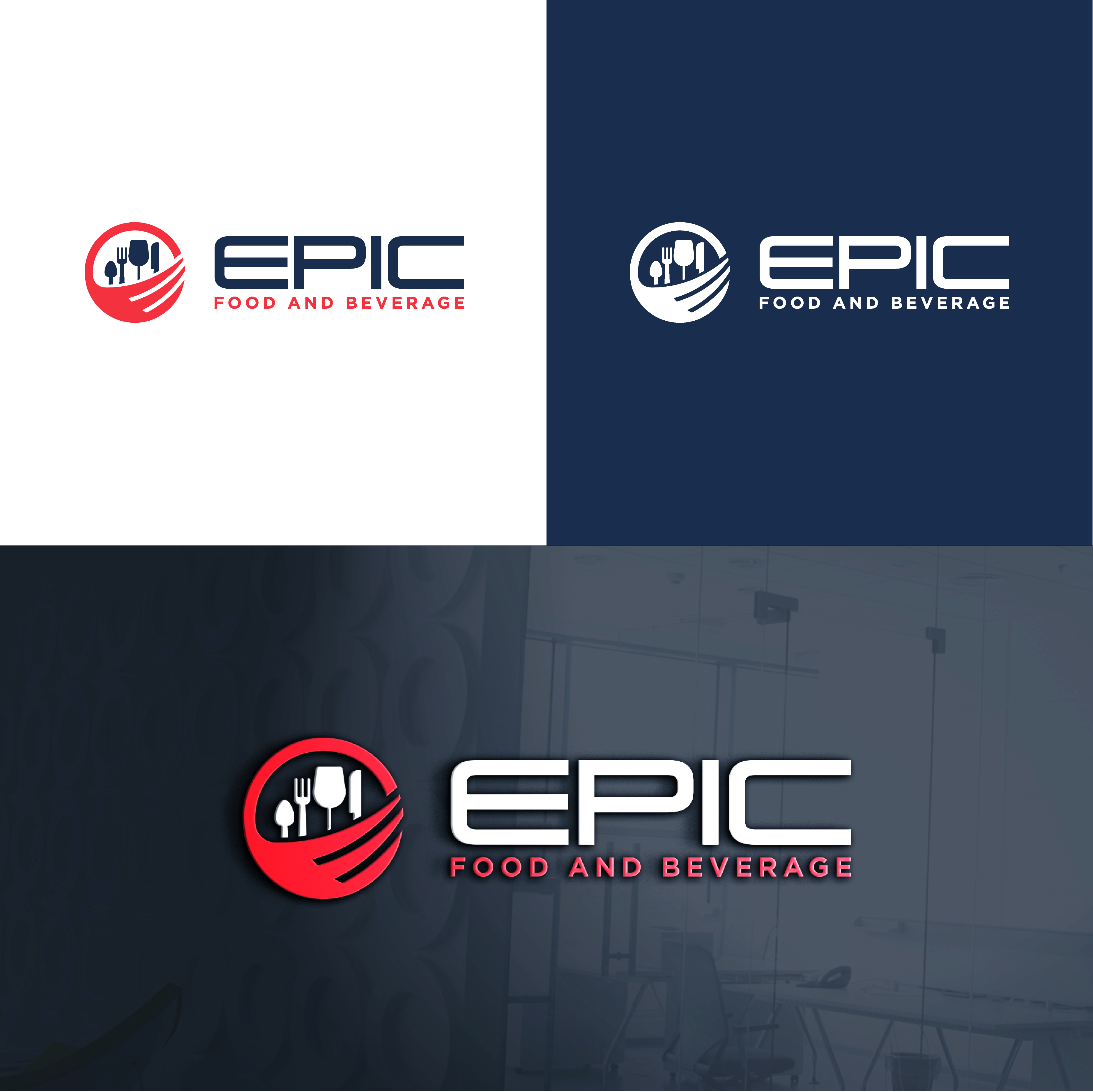 Logo Design by The Lion Studios for Epic Food and Beverage | Design #31965552