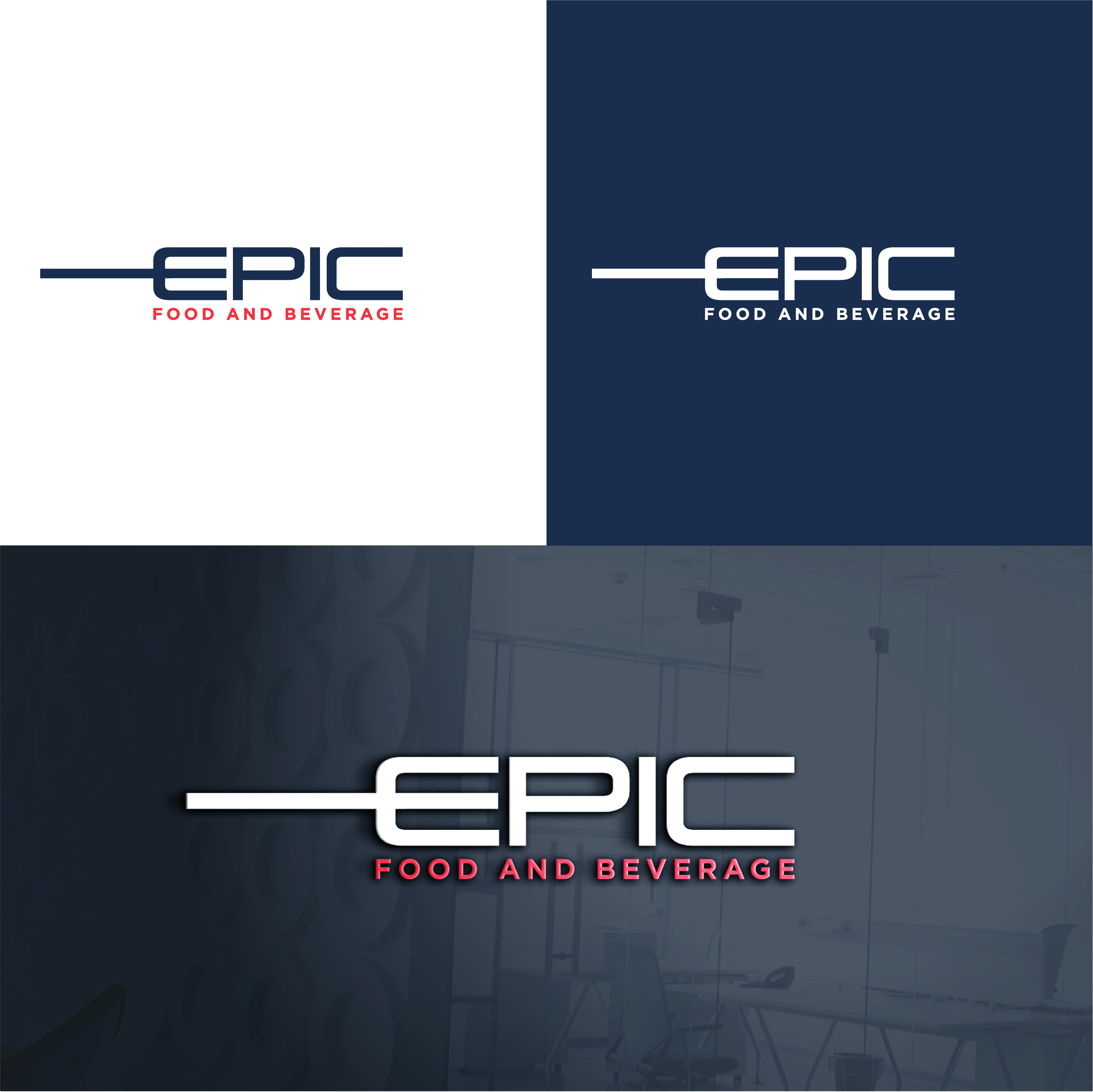 Logo Design by The Lion Studios for Epic Food and Beverage | Design #31965596