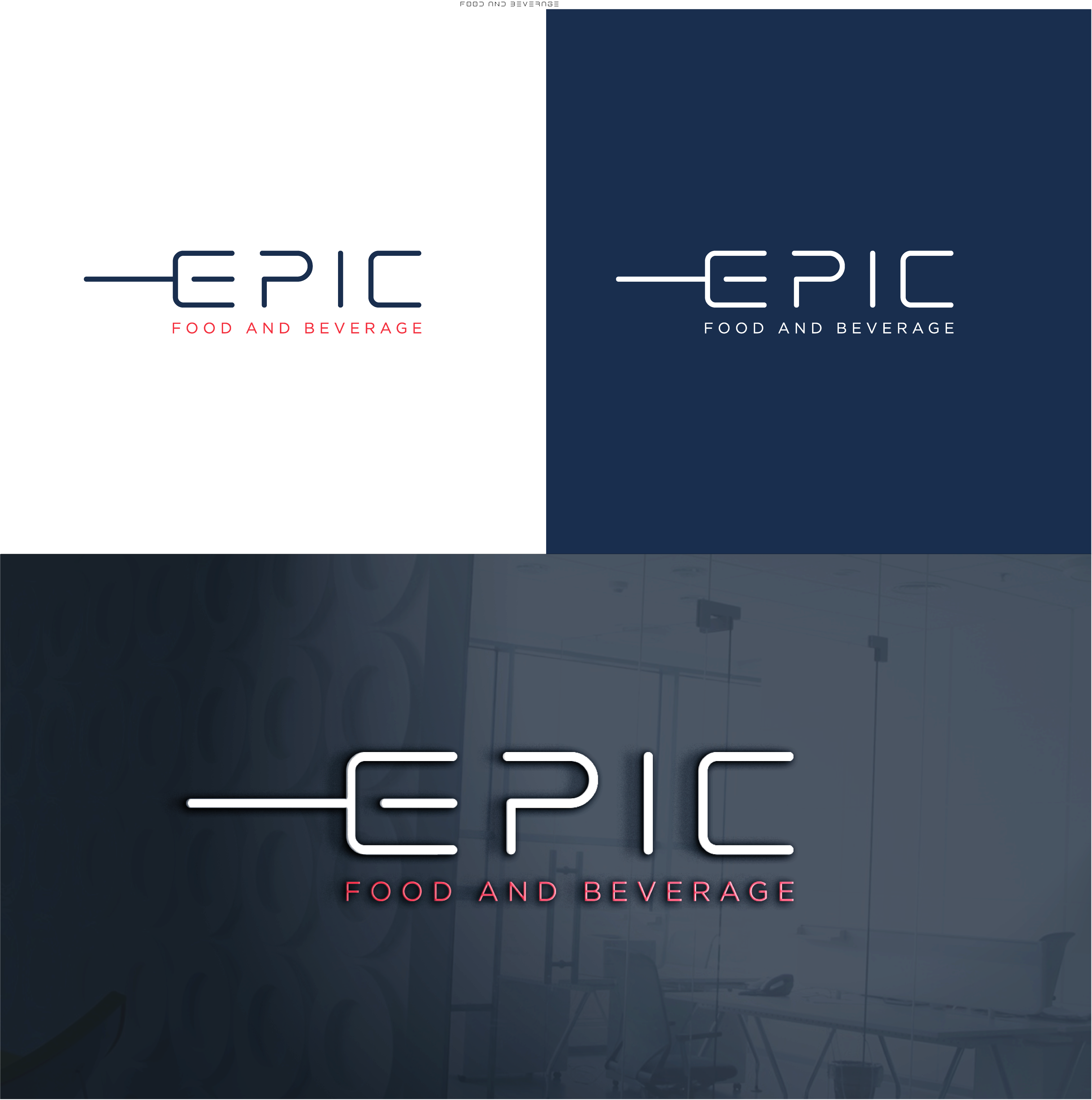 Logo Design by The Lion Studios for Epic Food and Beverage | Design #31965622