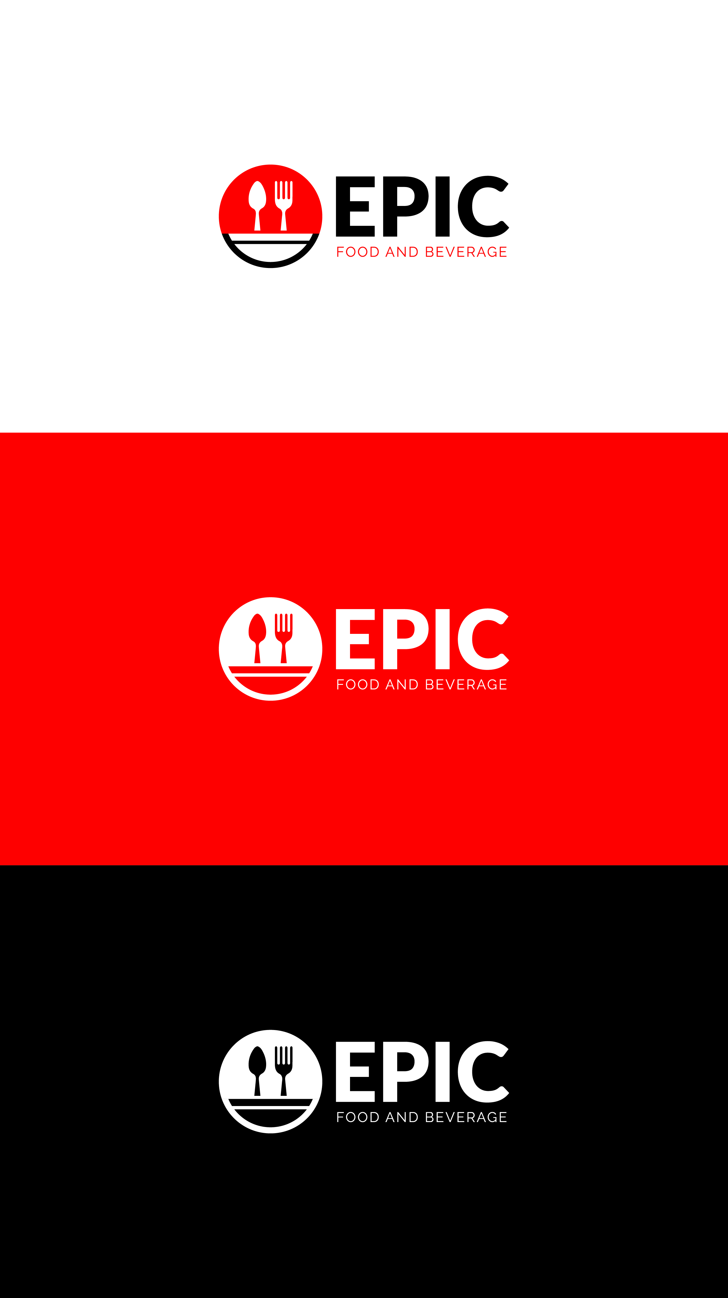 Diseño de Logo por dicubit para Epic Food and Beverage | Diseño #31977418
