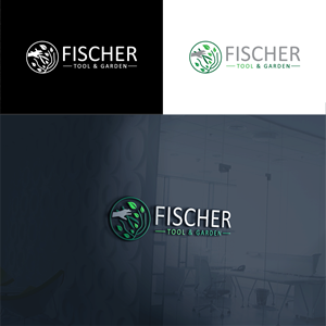Logo Design by RA-bica for Fischer Tool and Garden | Design: #31982203