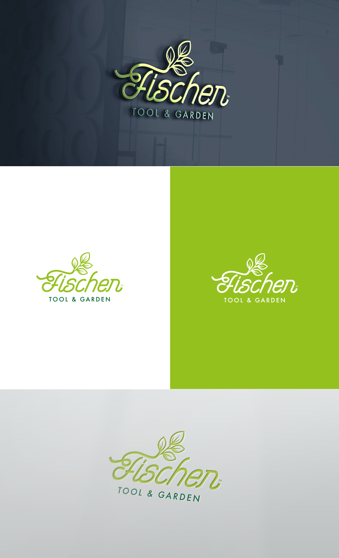 Logo Design by GLDesigns for Fischer Tool and Garden | Design #31970260