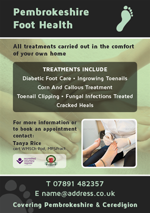 Flyer Design by Nic for Feet First | Design: #3144510